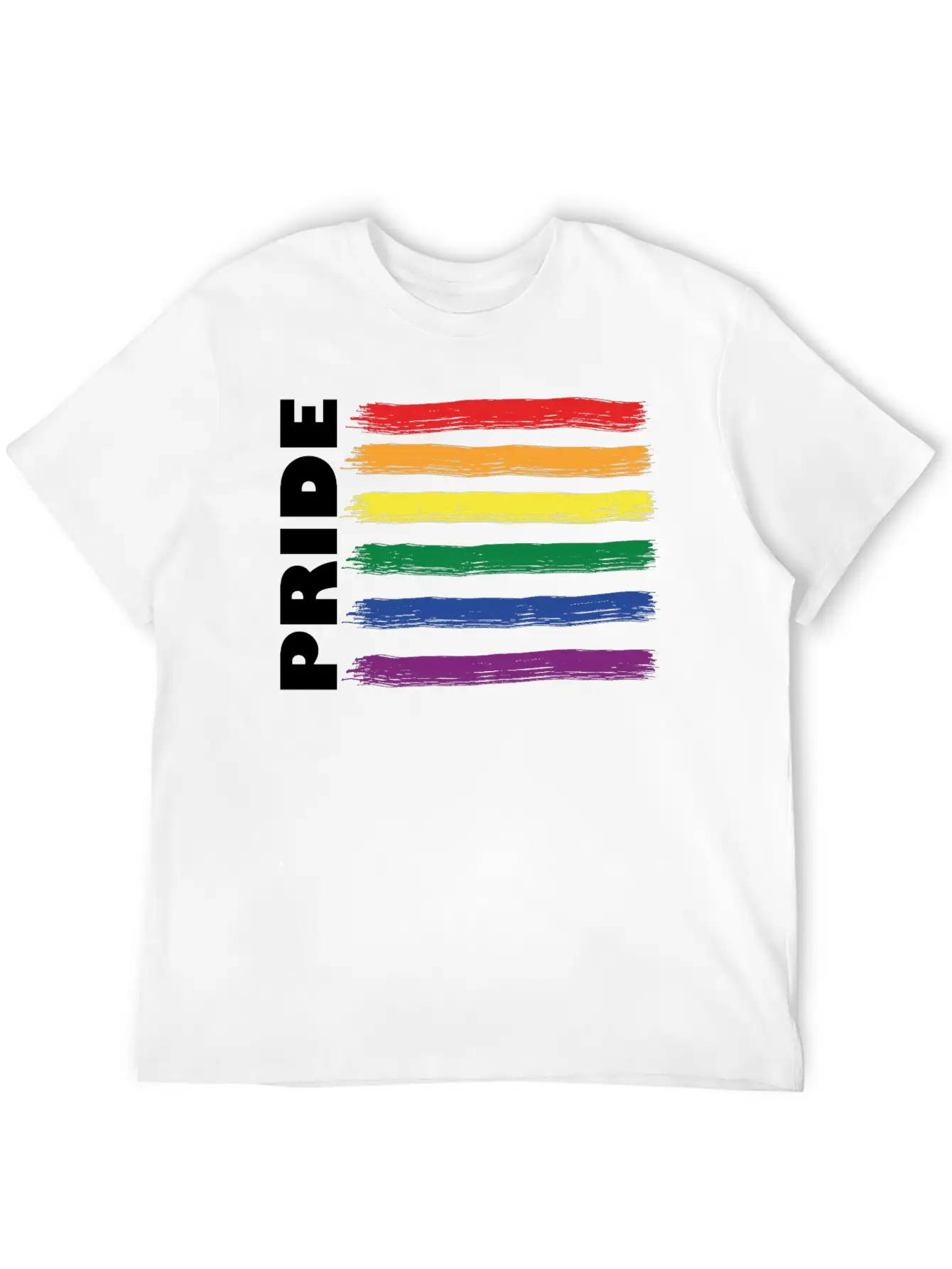 RAINBOW FLAG - PRIDE Soft Cotton Short Sleeve Tee – Unisex Wardrobe Staple