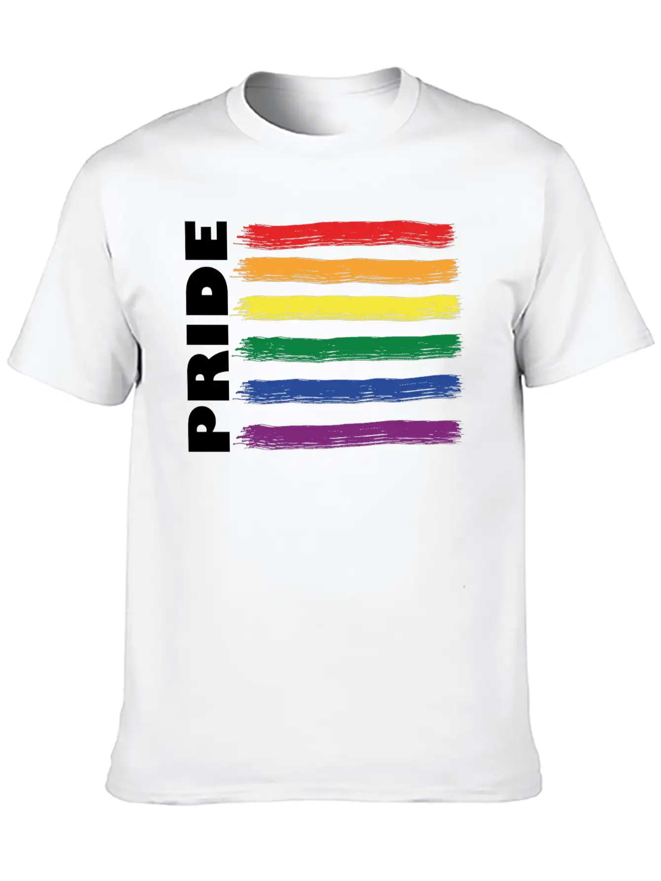 RAINBOW FLAG - PRIDE Soft Cotton Short Sleeve Tee – Unisex Wardrobe Staple