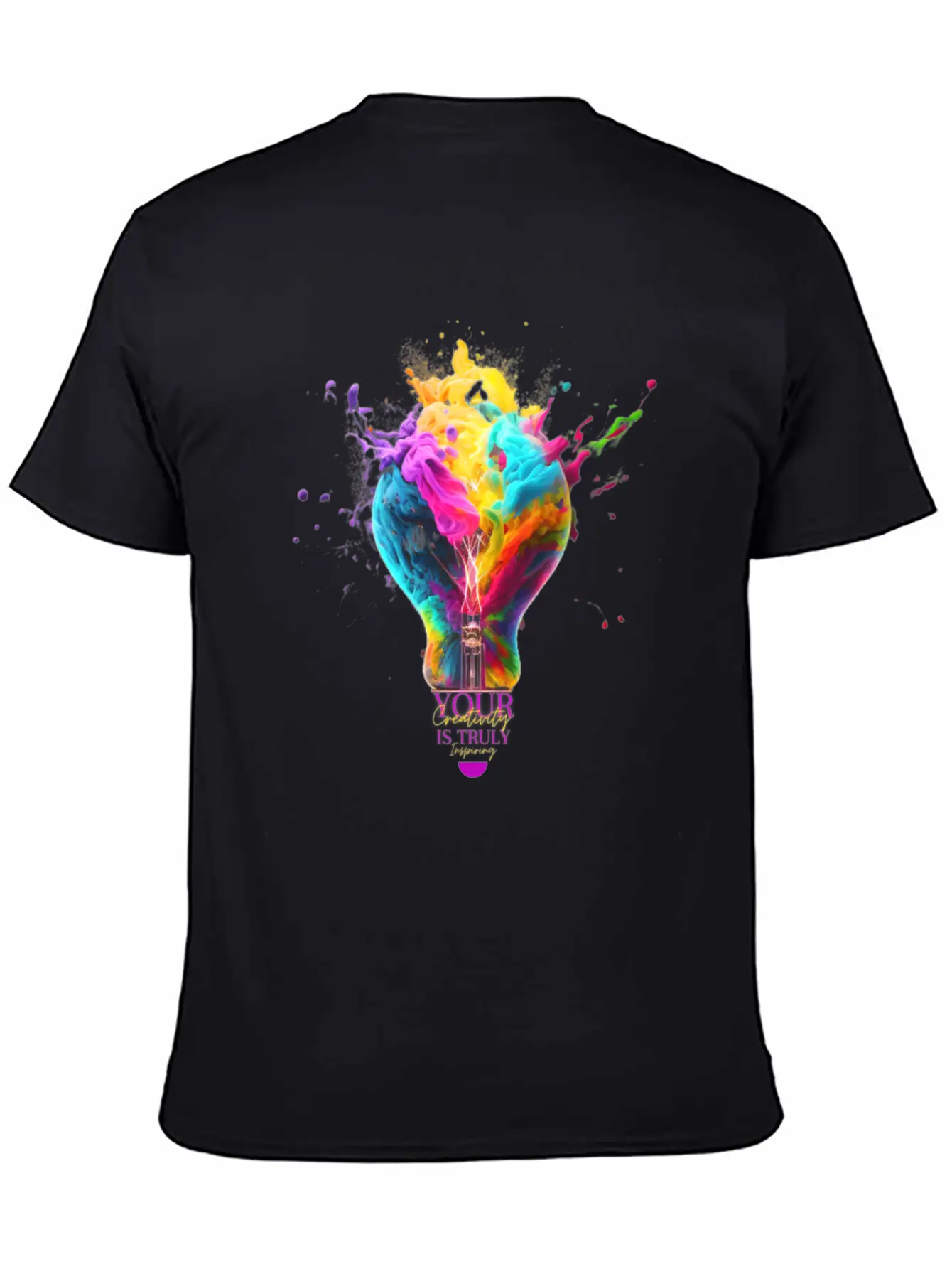 Rainbow Lamp | Your Creativity Is Truly Inspiring. Modern Fit Casual T-Shirt – Clean And Versatile Design