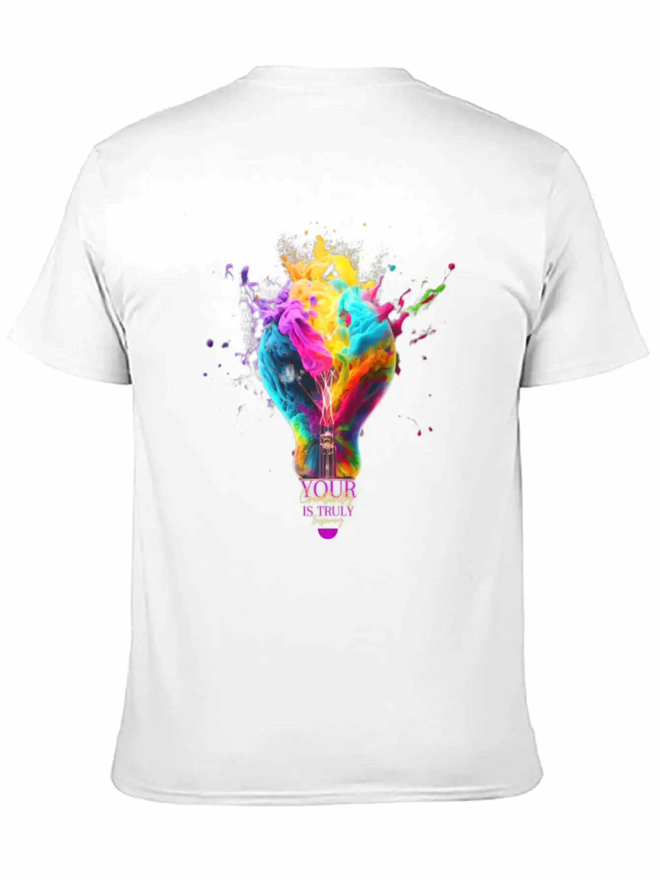 Rainbow Lamp | Your Creativity Is Truly Inspiring. Modern Fit Casual T-Shirt – Clean And Versatile Design