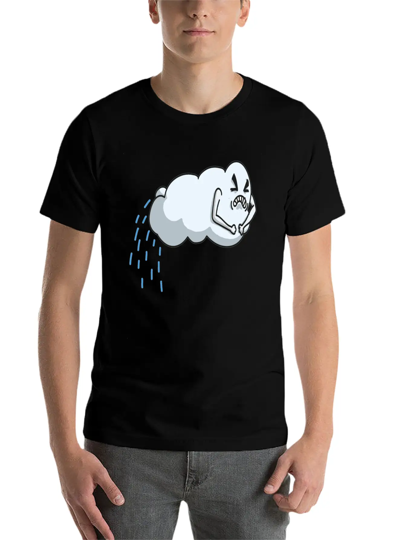 Rainy Cloud Bl Essential Cotton Tee For Daily Outfits – Unisex Style