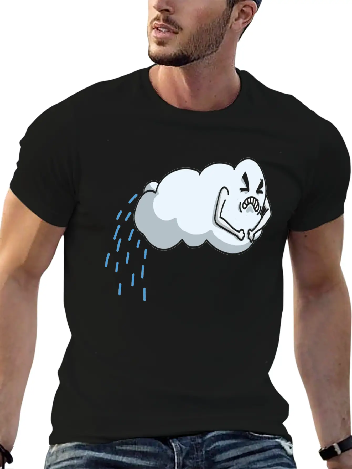 Rainy Cloud Bl Essential Cotton Tee For Daily Outfits – Unisex Style