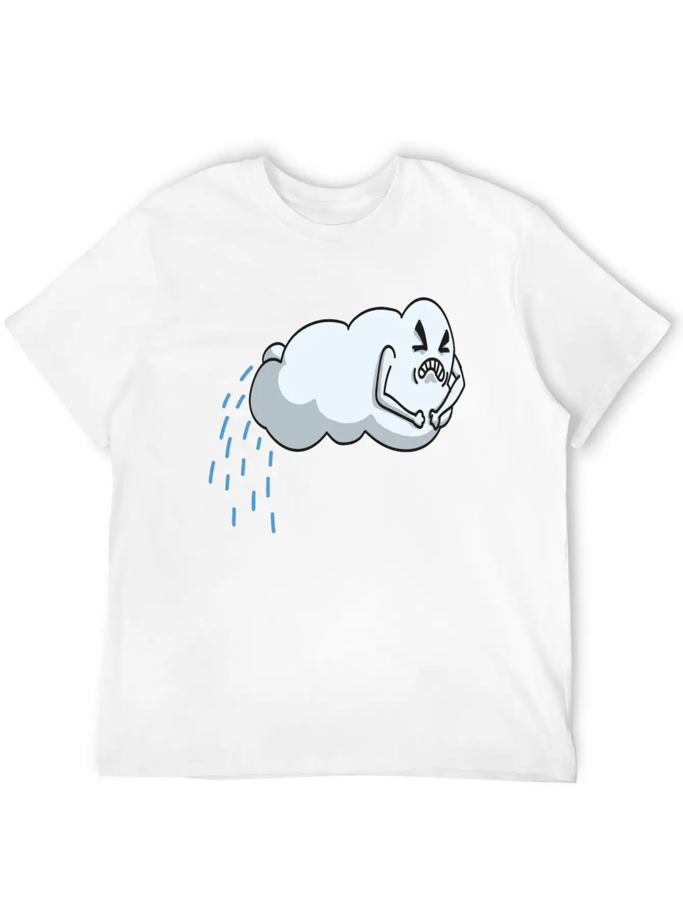 Rainy Cloud Bl Essential Cotton Tee For Daily Outfits – Unisex Style