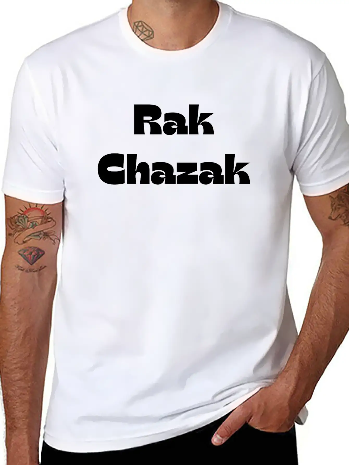 Rak Chazak 1 Lightweight Cotton T-Shirt – Daily Comfort Graphic Shirt