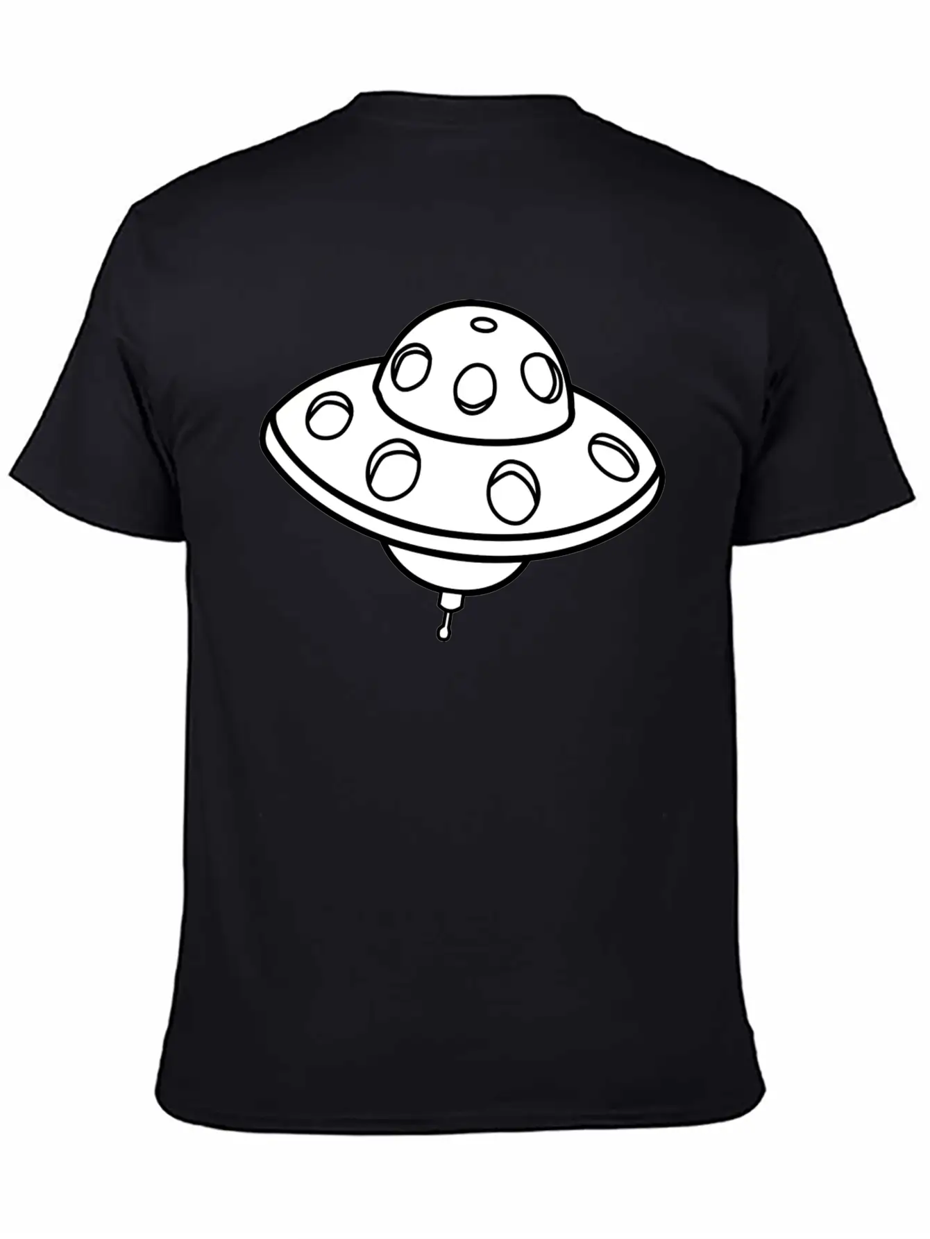 Rakete Rocket Space Shuttle Ufo Raumschiff Mond Mo Unisex Casual T-Shirt – Clean Design For Daily Comfort