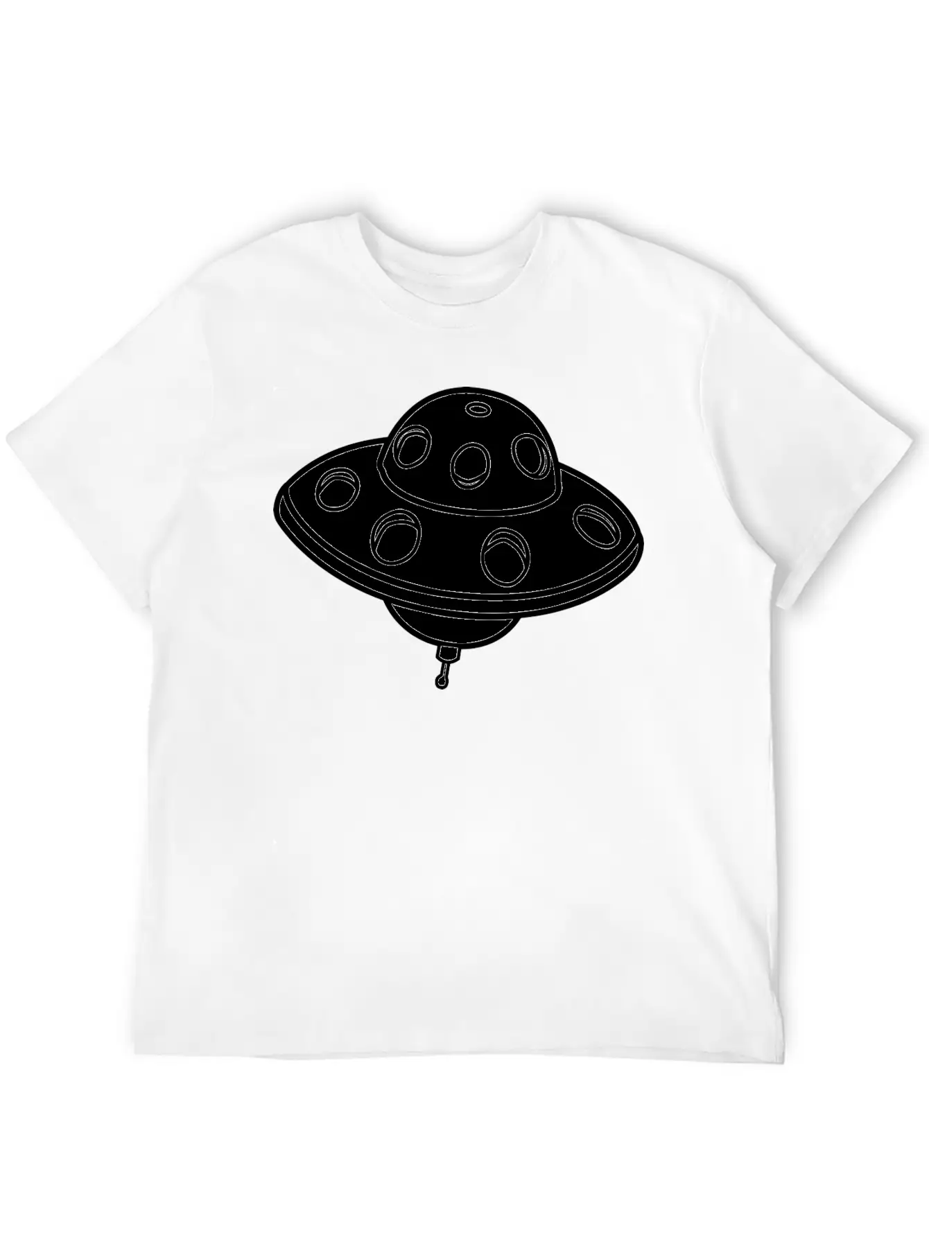 Rakete Rocket Space Shuttle Ufo Raumschiff Mond Mo Unisex Casual T-Shirt – Clean Design For Daily Comfort