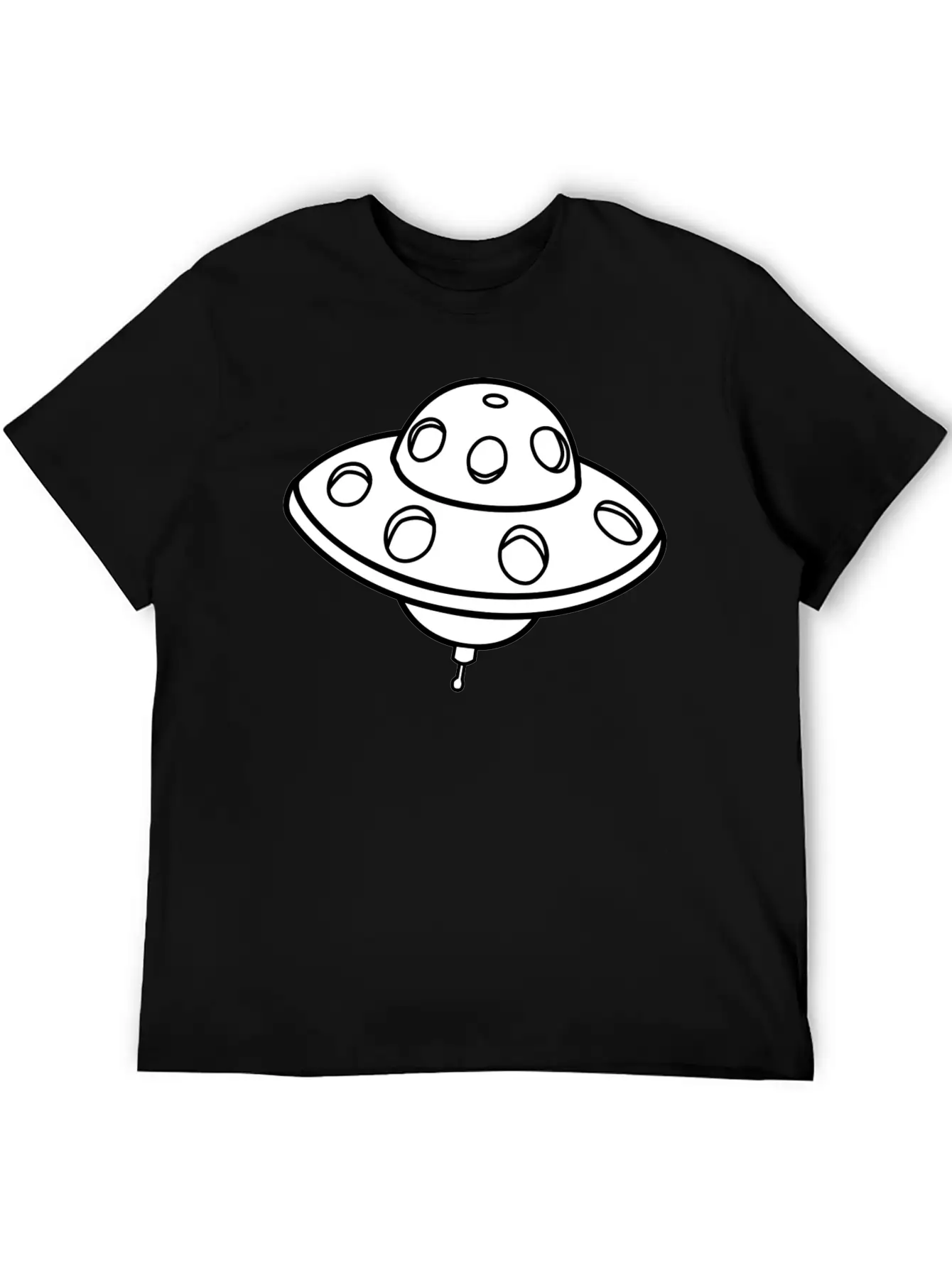 Rakete Rocket Space Shuttle Ufo Raumschiff Mond Mo Unisex Casual T-Shirt – Clean Design For Daily Comfort