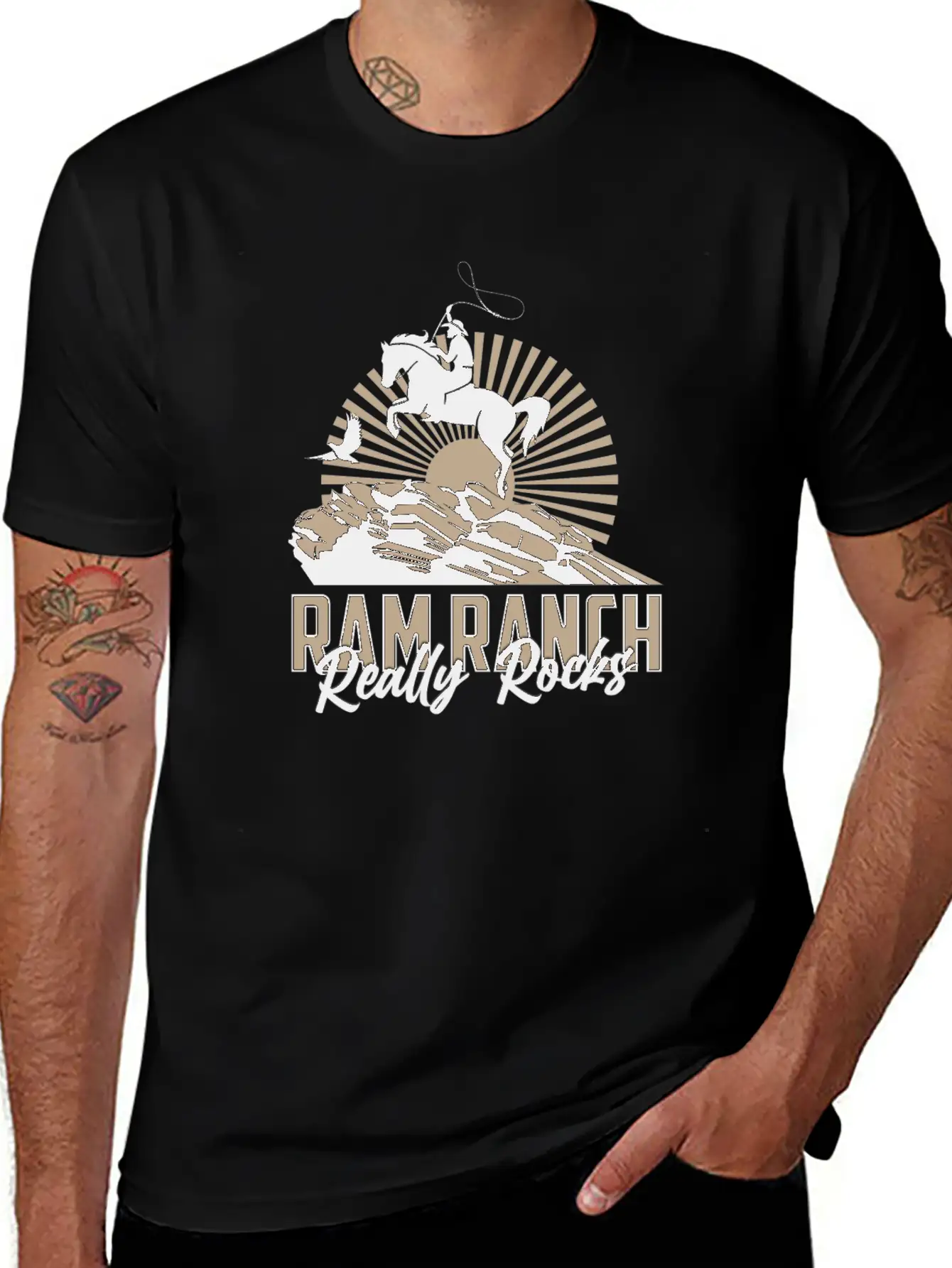 Ram Ranch Really Rocks, Ram Ranch Lyrics Soft Cotton Short Sleeve Tee – Unisex Wardrobe Staple