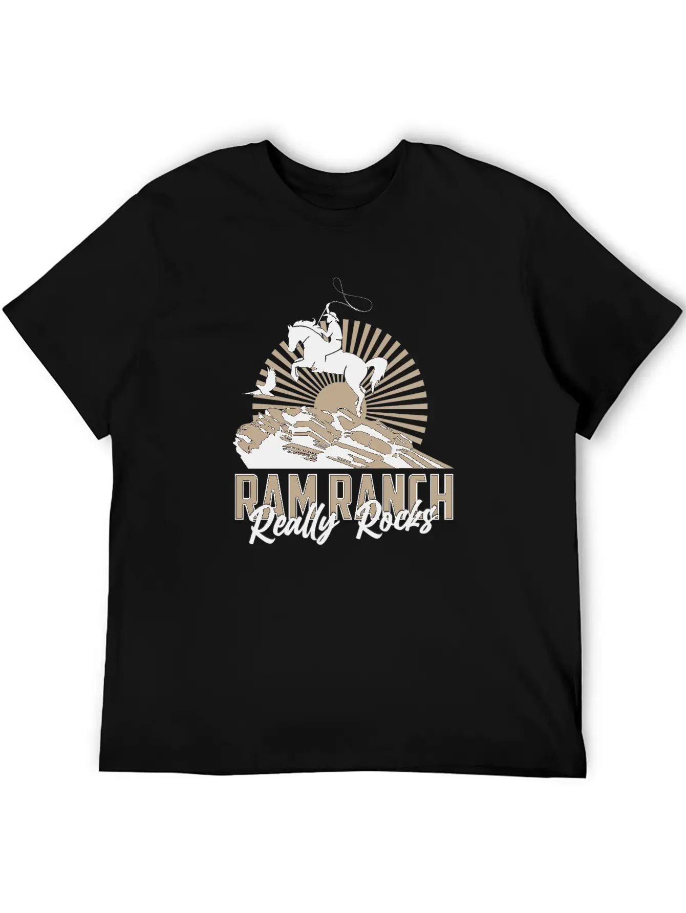 Ram Ranch Really Rocks, Ram Ranch Lyrics Soft Cotton Short Sleeve Tee – Unisex Wardrobe Staple