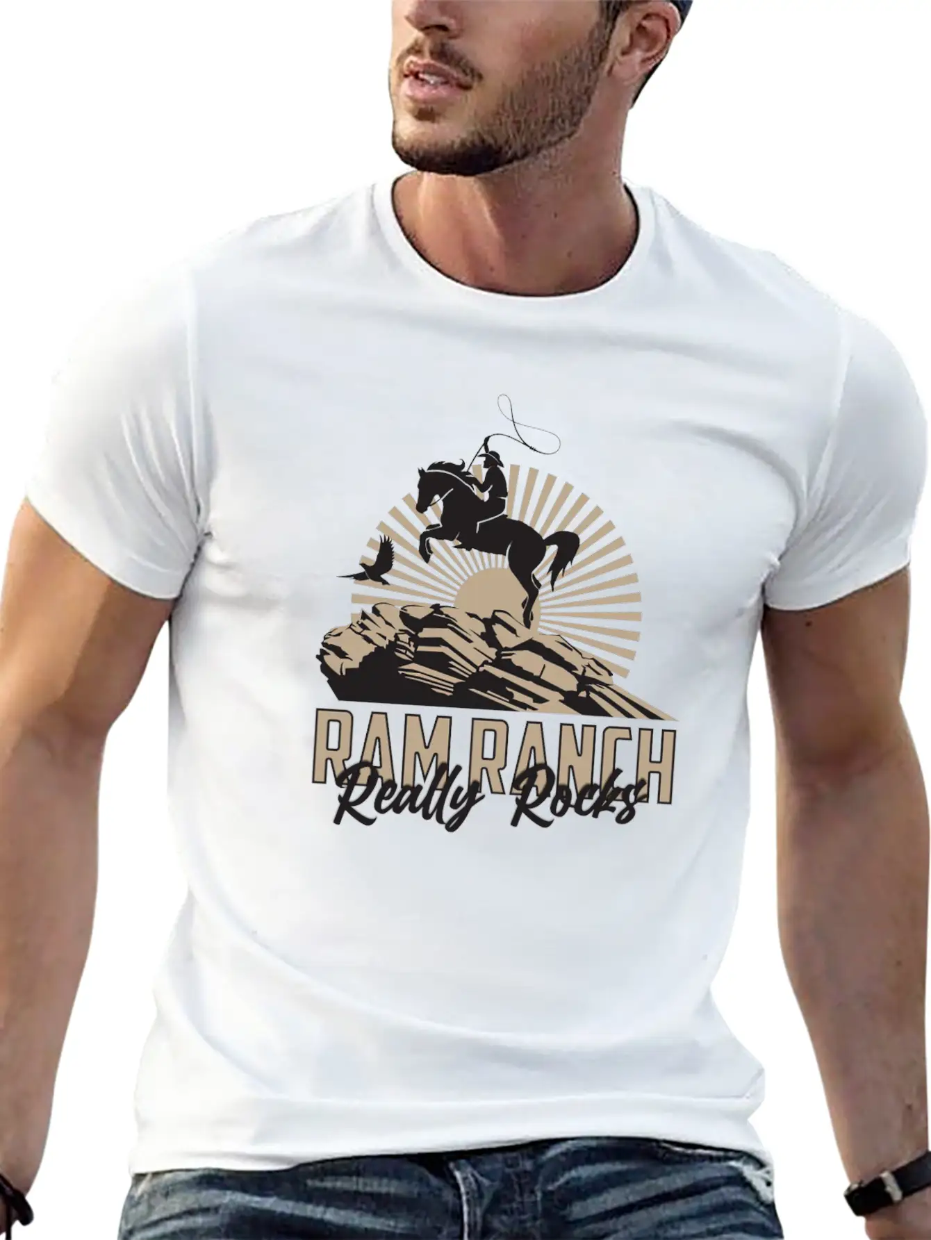 Ram Ranch Really Rocks, Ram Ranch Lyrics Soft Cotton Short Sleeve Tee – Unisex Wardrobe Staple