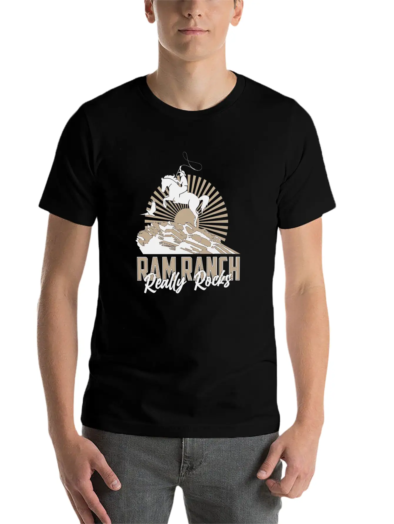 Ram Ranch Really Rocks, Ram Ranch Lyrics Soft Cotton Short Sleeve Tee – Unisex Wardrobe Staple