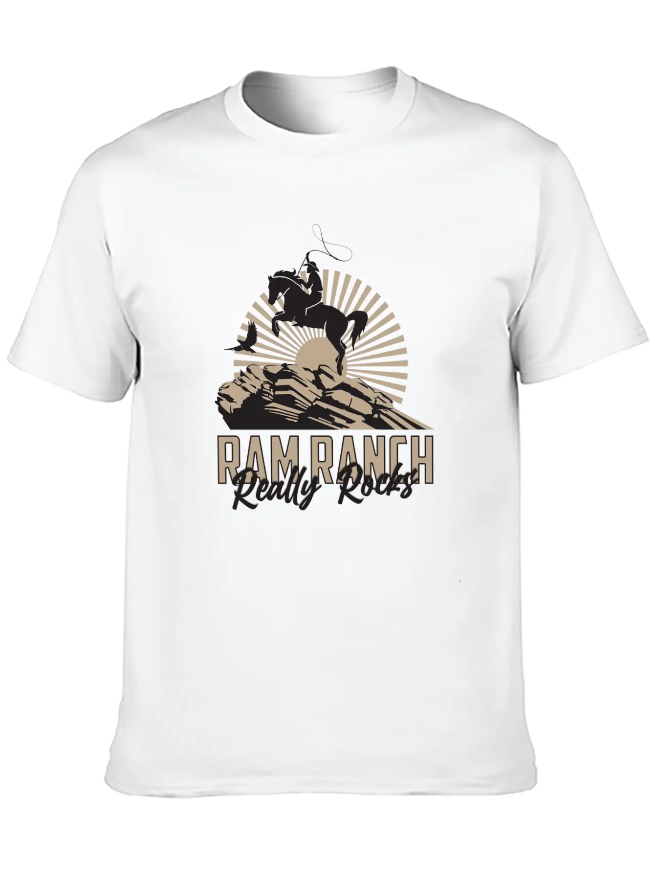 Ram Ranch Really Rocks, Ram Ranch Lyrics Soft Cotton Short Sleeve Tee – Unisex Wardrobe Staple