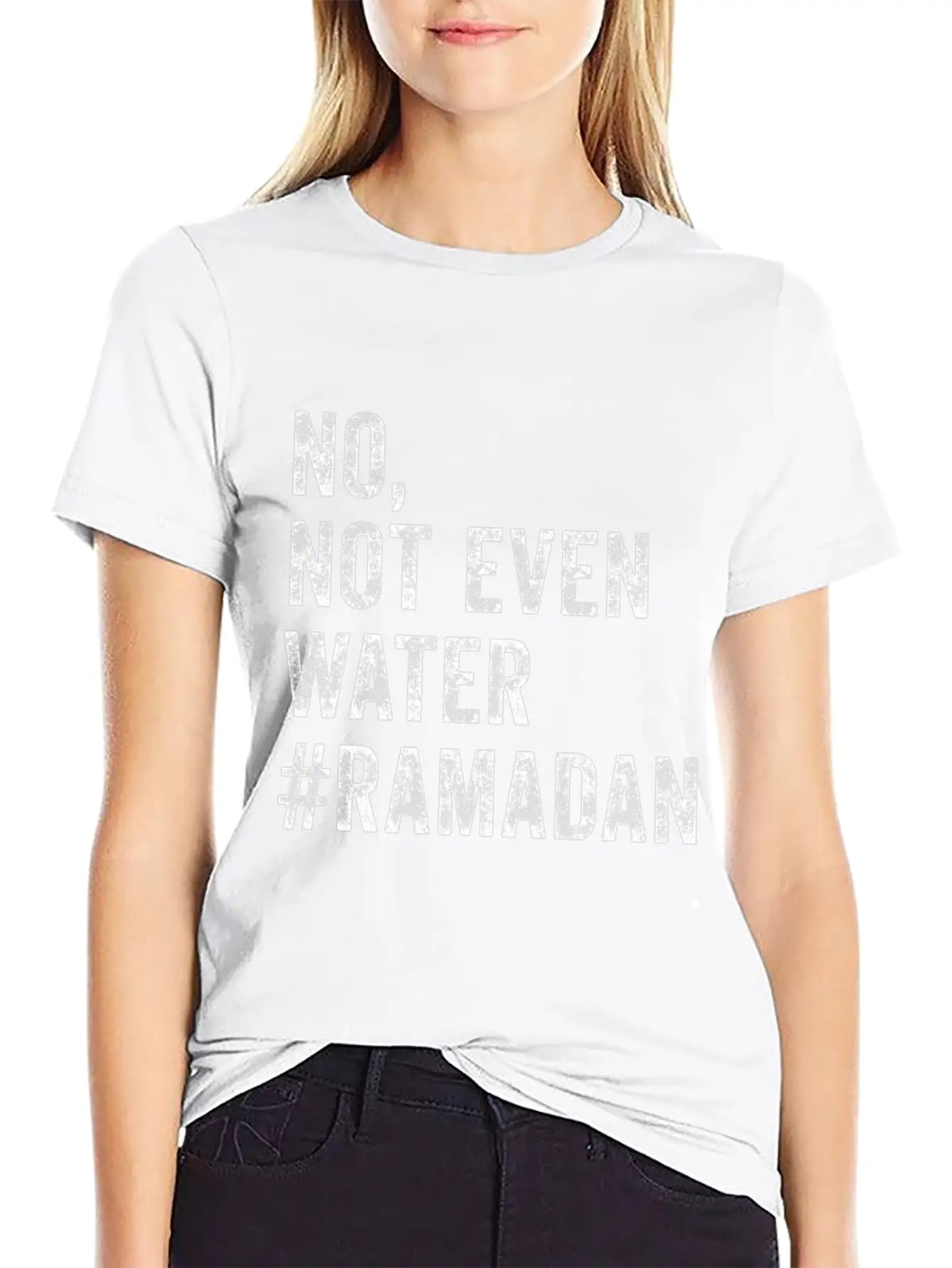 Ramadan Kareem Mubarak No Not Even Water Ramadan Unisex Casual T-Shirt – Clean Design For Daily Comfort
