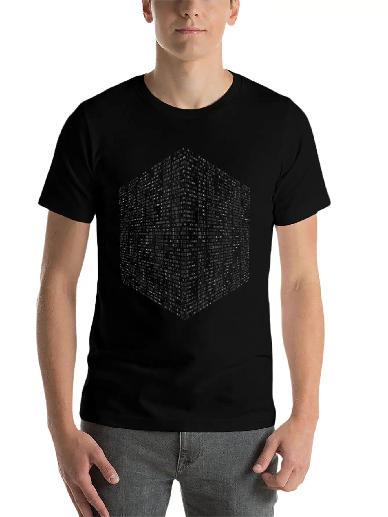 Random Binary Numbers 8 Comfortable Minimalist Graphic Tee – Summer Style Essential