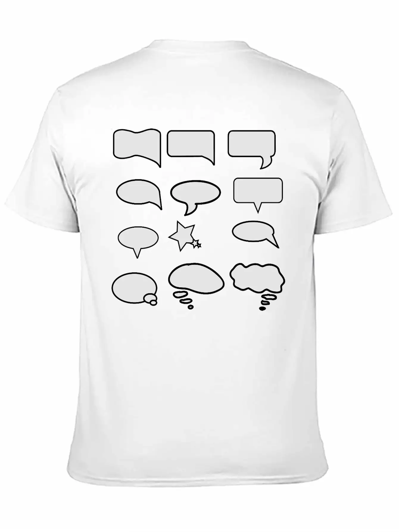 Random Thoughts Classic Fit Graphic Tee For Daily Comfort – Unisex Cotton Shirt