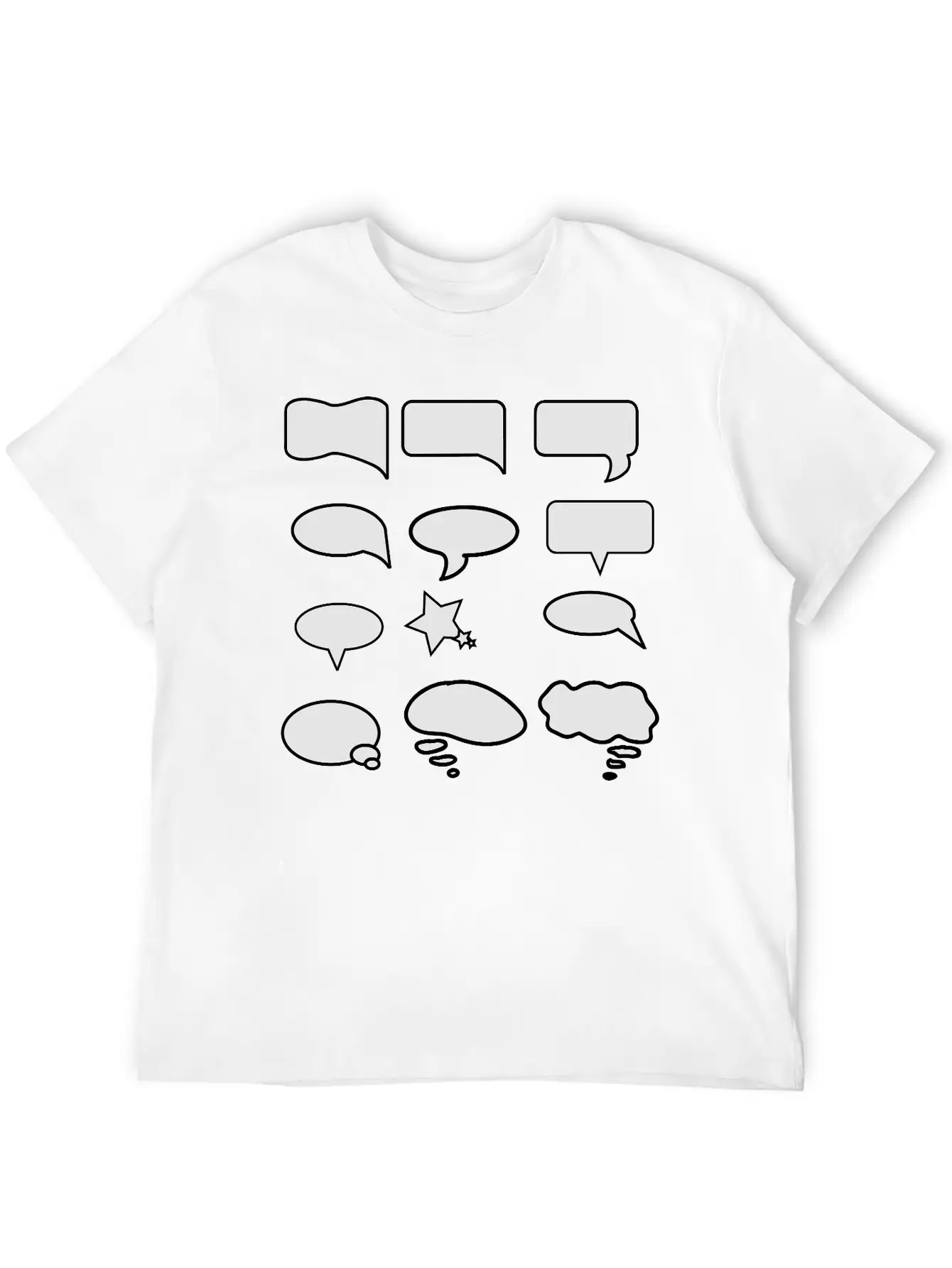 Random Thoughts Classic Fit Graphic Tee For Daily Comfort – Unisex Cotton Shirt