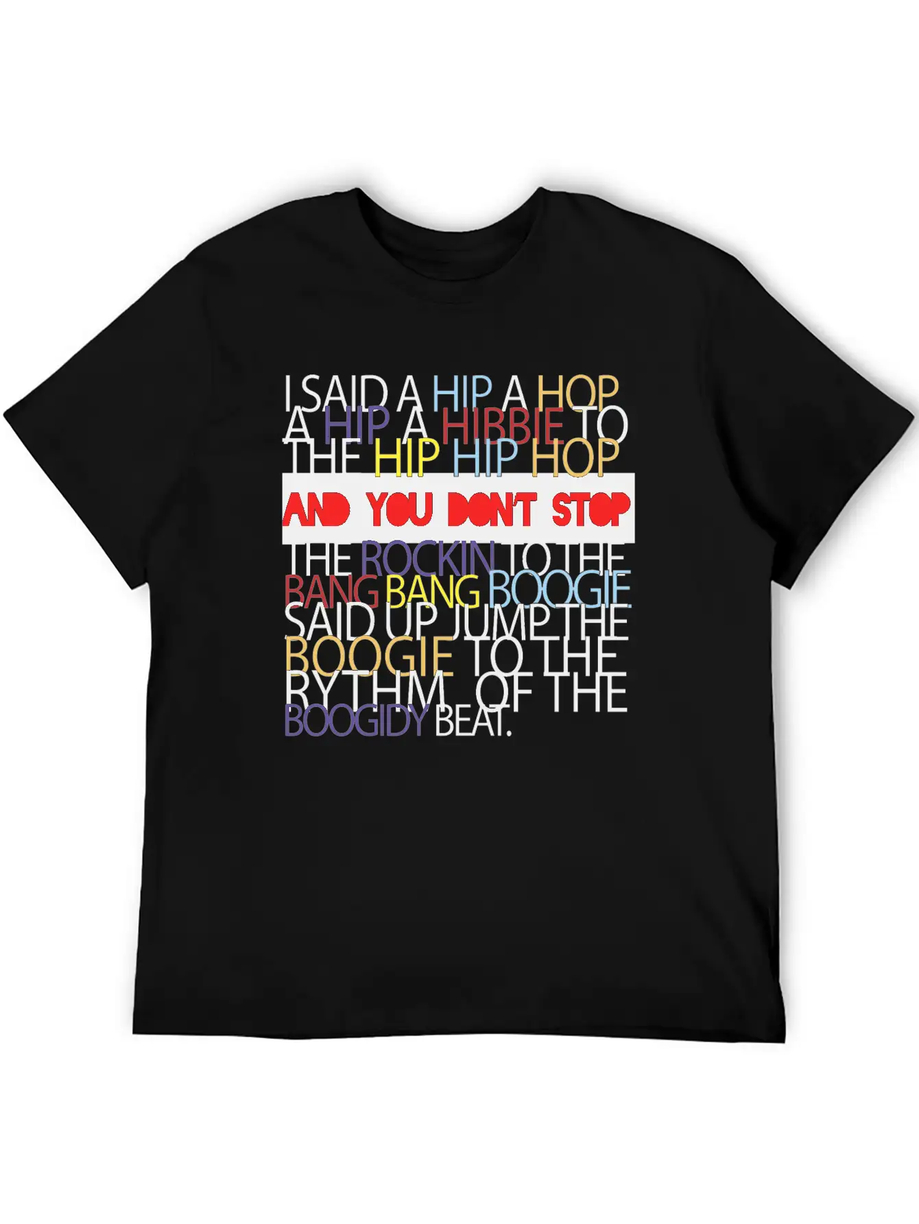 Rapper S Delight Sugarhill Gang Modern Fit Casual T-Shirt – Clean And Versatile Design