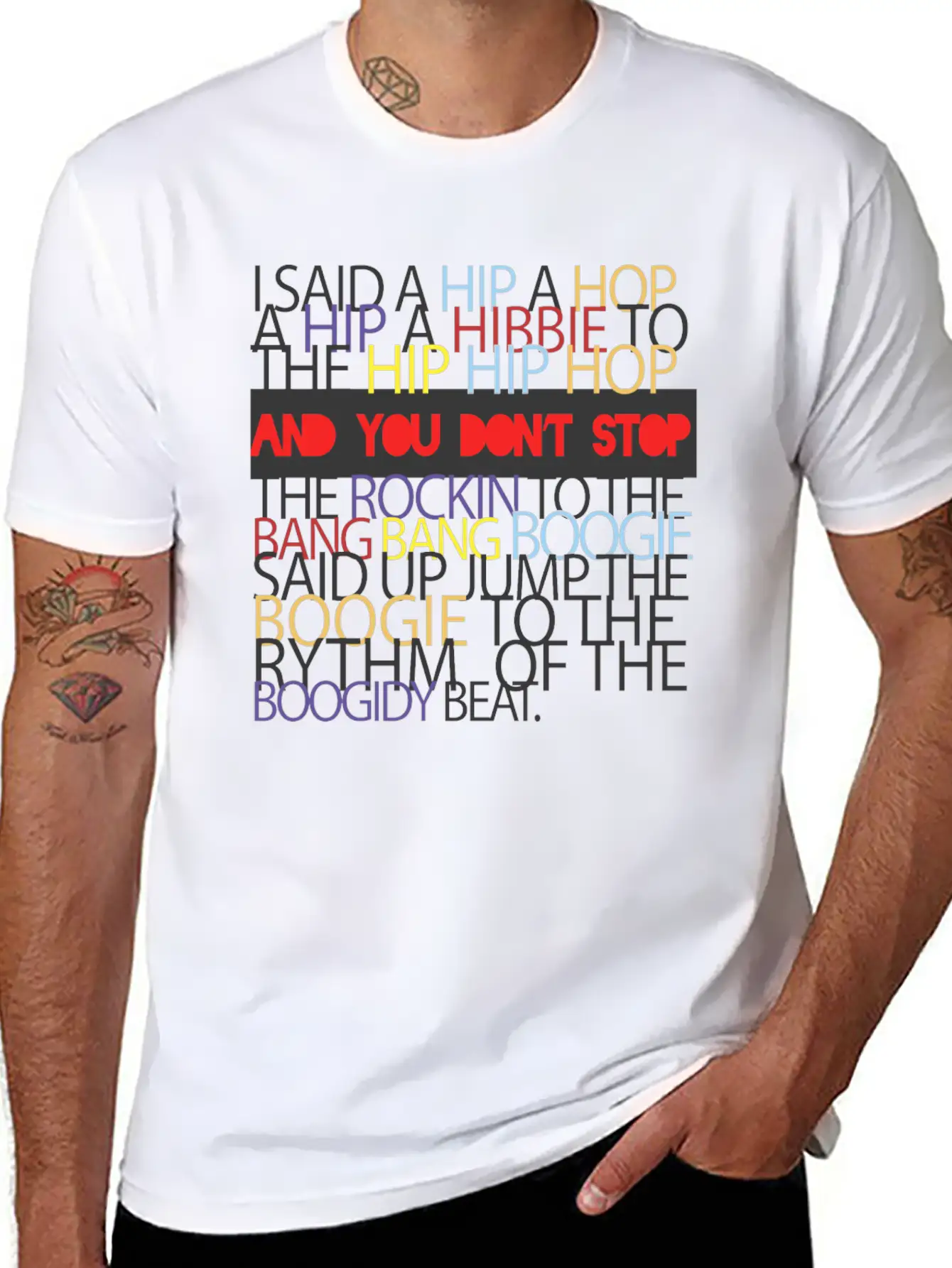 Rapper S Delight Sugarhill Gang Modern Fit Casual T-Shirt – Clean And Versatile Design