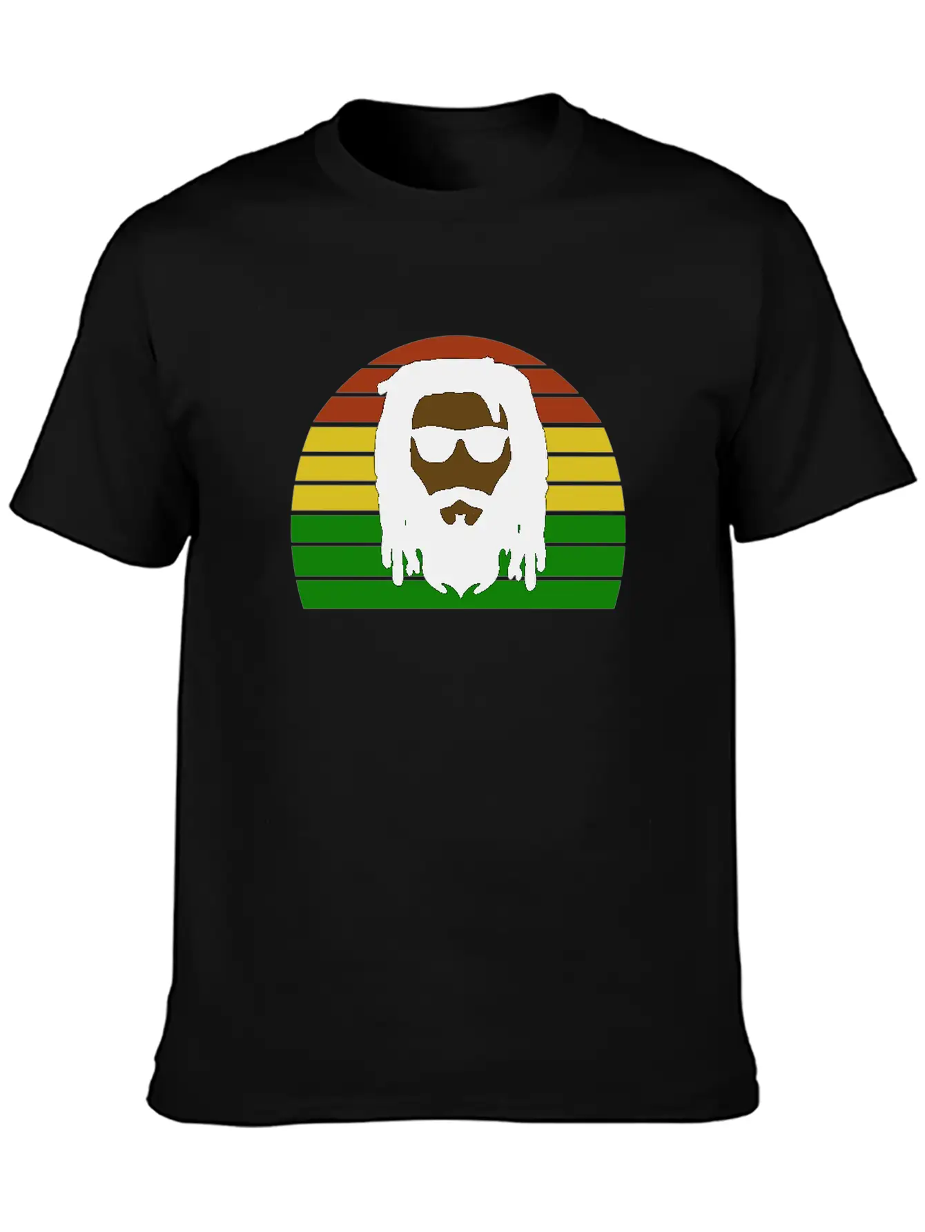 Rasta Roots - Reggae Rastaman - Africa Colors Soft Cotton Short Sleeve Tee – Unisex Wardrobe Staple