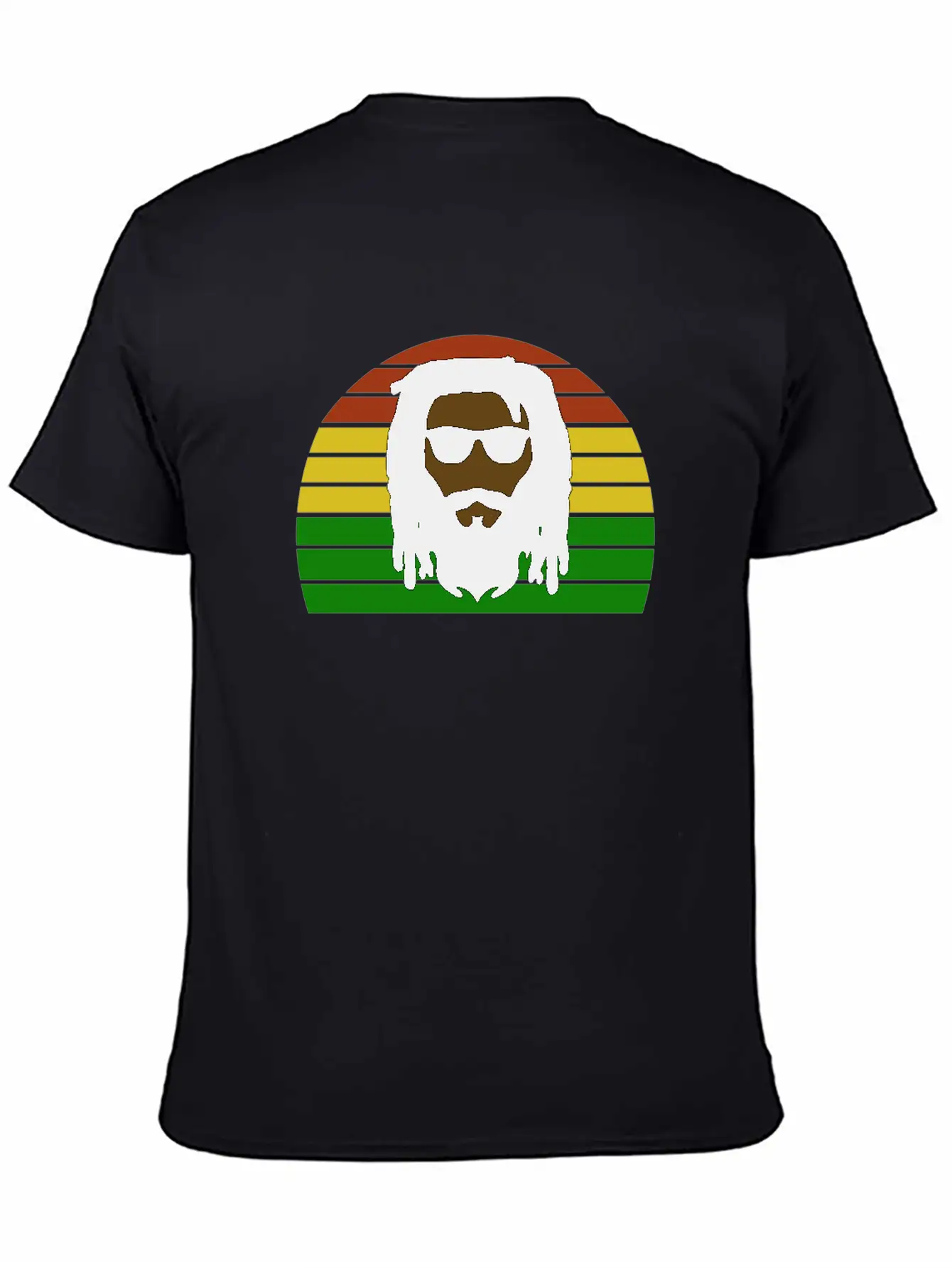 Rasta Roots - Reggae Rastaman - Africa Colors Soft Cotton Short Sleeve Tee – Unisex Wardrobe Staple