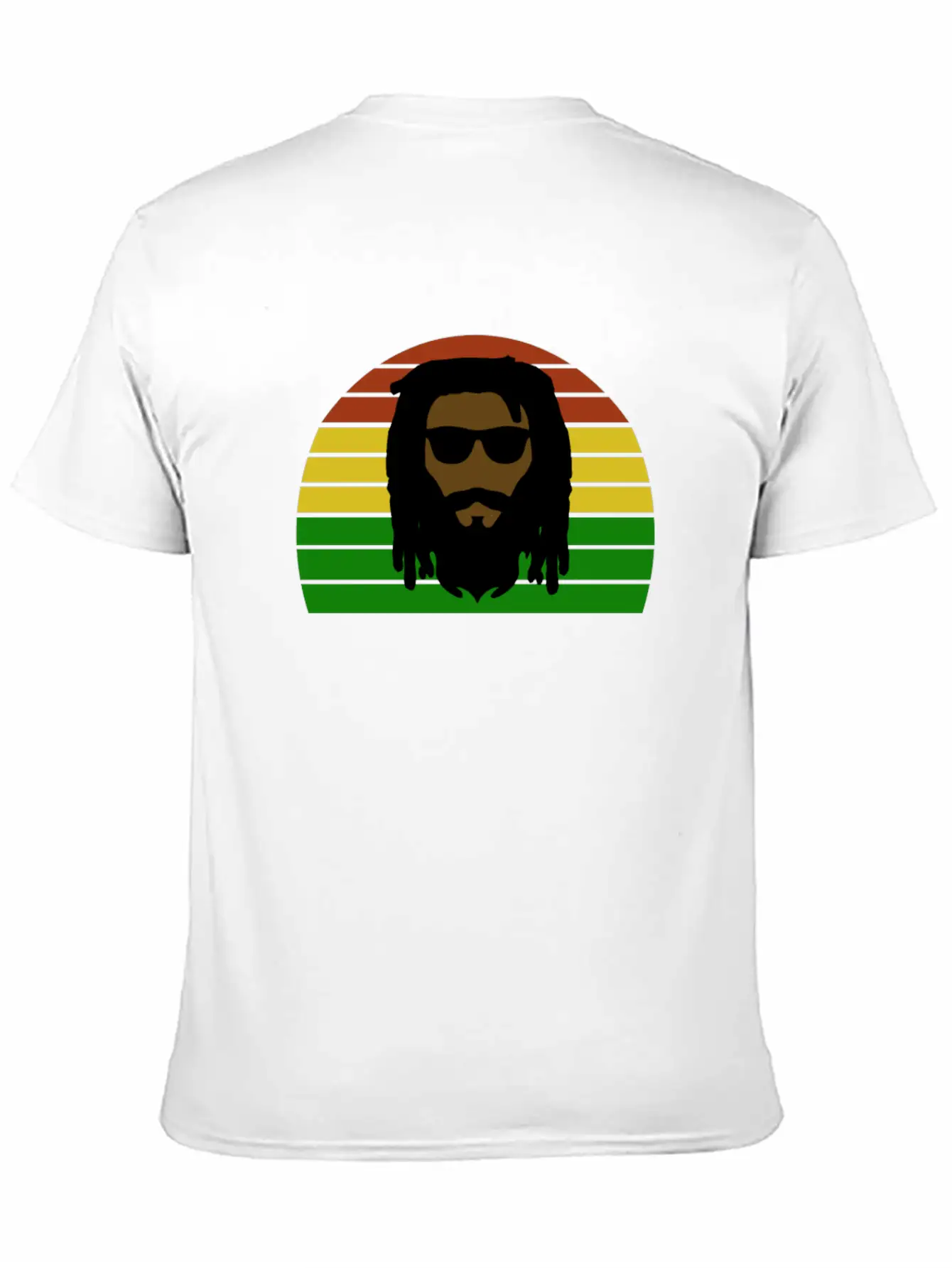 Rasta Roots - Reggae Rastaman - Africa Colors Soft Cotton Short Sleeve Tee – Unisex Wardrobe Staple