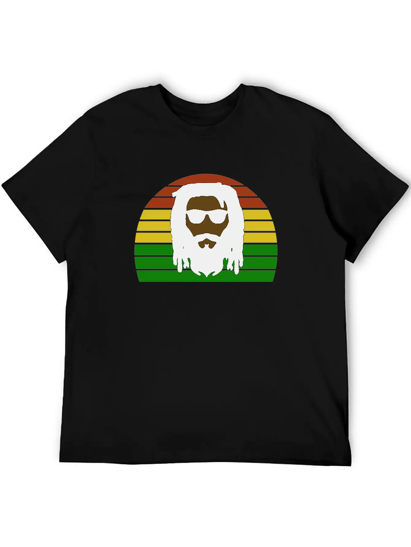 Rasta Roots - Reggae Rastaman - Africa Colors Soft Cotton Short Sleeve Tee – Unisex Wardrobe Staple