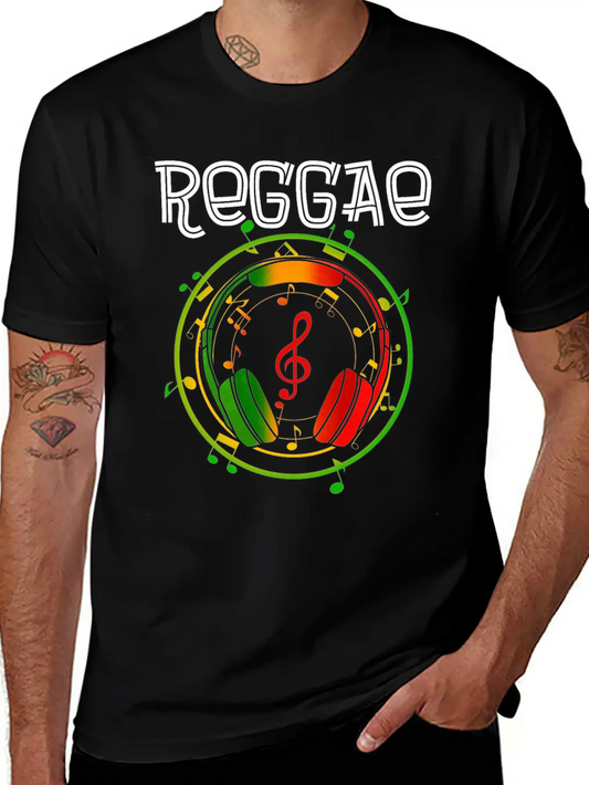 Rastafari Music Vibes Only Rasta Jamaika Reggae Relaxed Everyday Tee – Lightweight And Durable Cotton