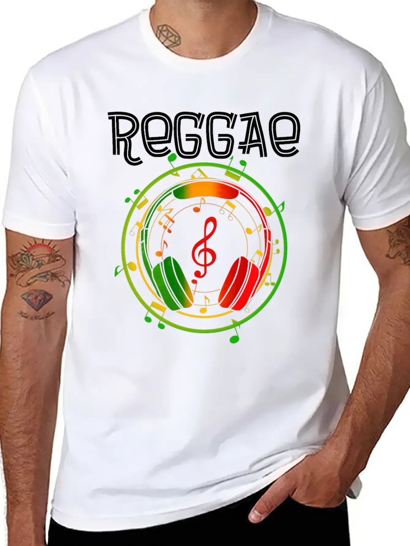 Rastafari Music Vibes Only Rasta Jamaika Reggae Relaxed Everyday Tee – Lightweight And Durable Cotton