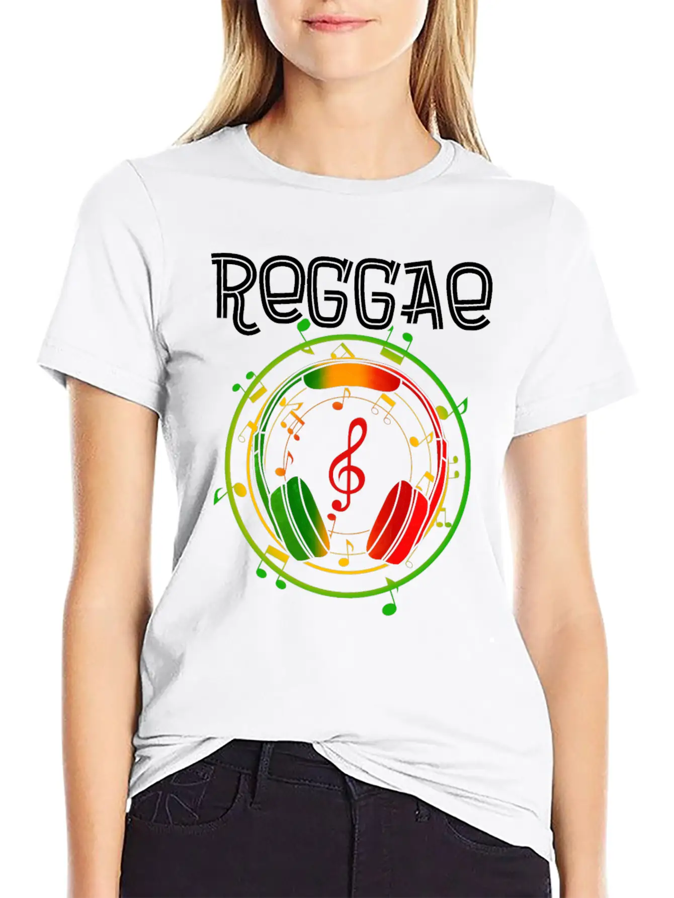 Rastafari Music Vibes Only Rasta Jamaika Reggae Relaxed Everyday Tee – Lightweight And Durable Cotton