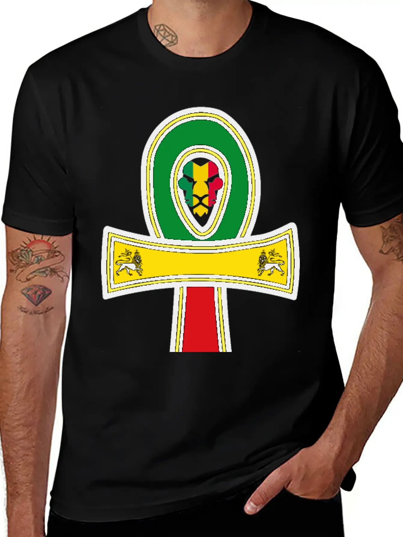 Rastafari Priest Jamaica Reggae Basic Graphic T-Shirt – Daily Comfort In Soft Cotton