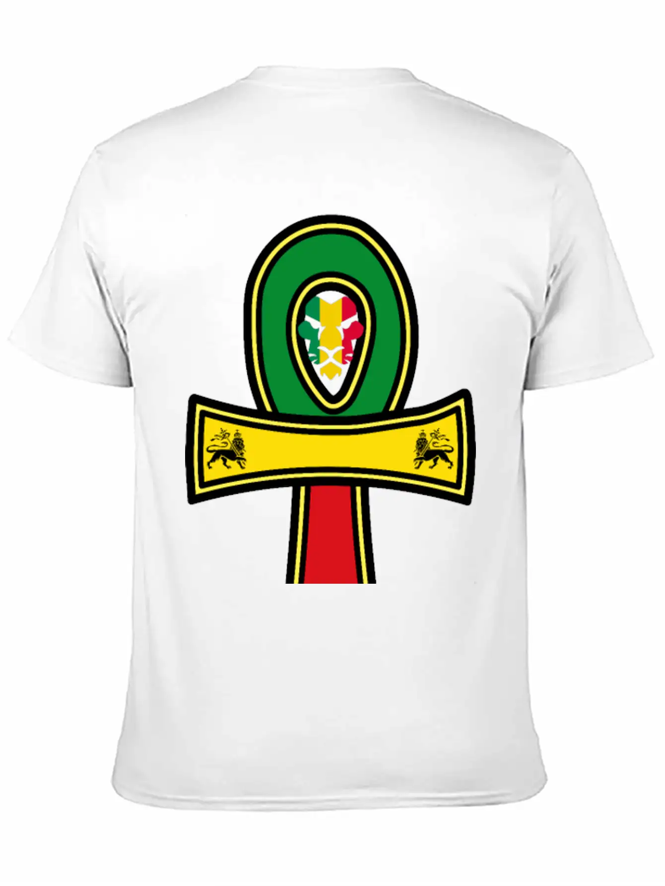 Rastafari Priest Jamaica Reggae Basic Graphic T-Shirt – Daily Comfort In Soft Cotton
