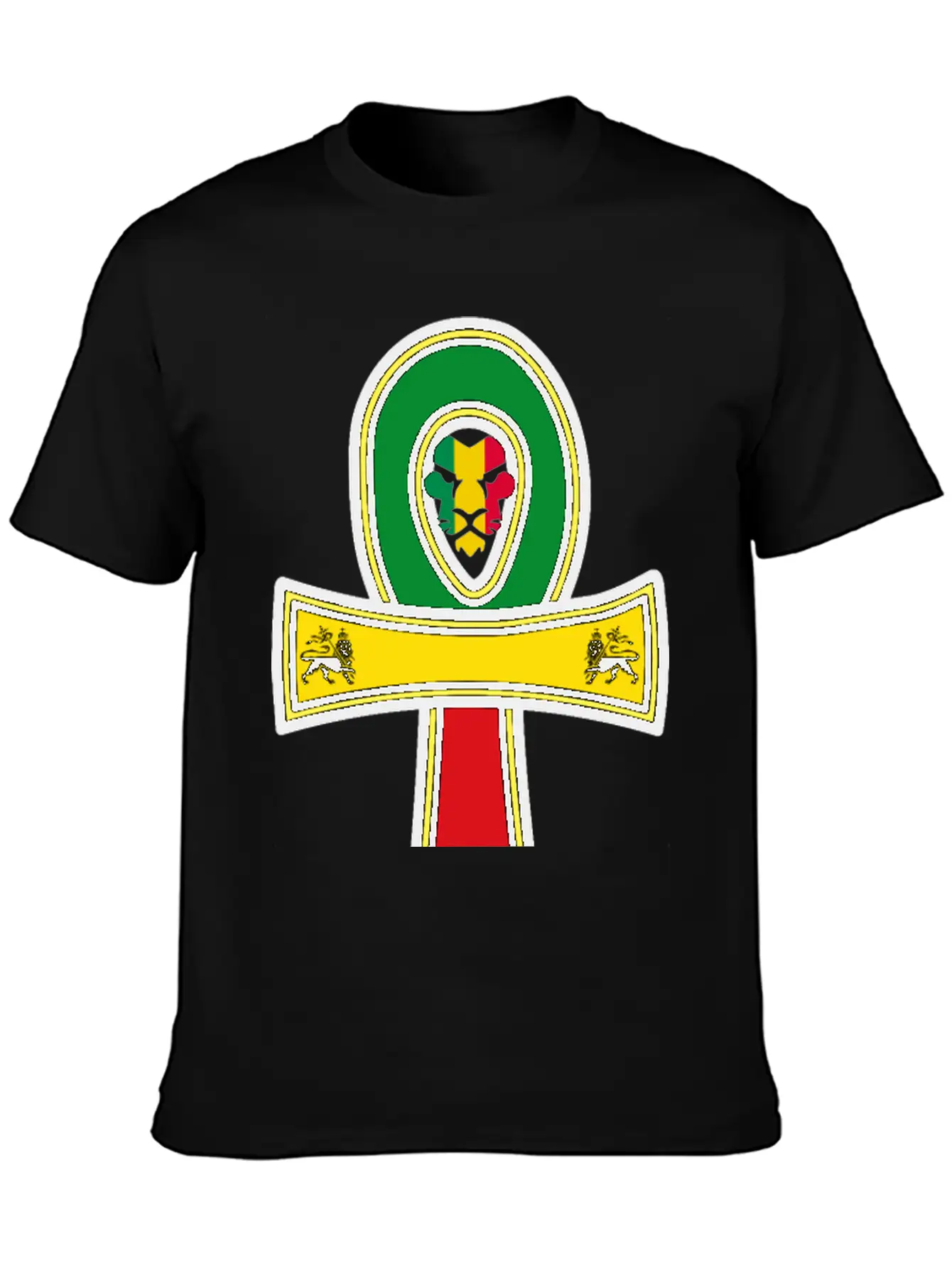 Rastafari Priest Jamaica Reggae Basic Graphic T-Shirt – Daily Comfort In Soft Cotton