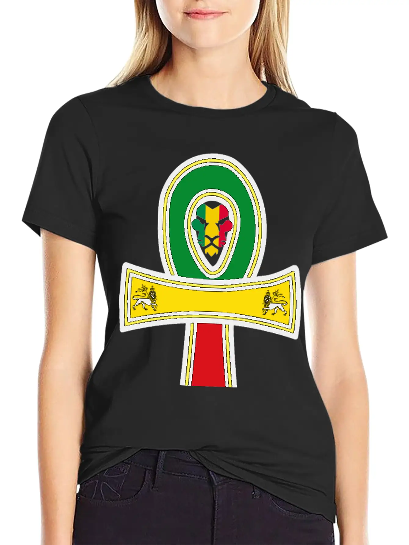 Rastafari Priest Jamaica Reggae Basic Graphic T-Shirt – Daily Comfort In Soft Cotton