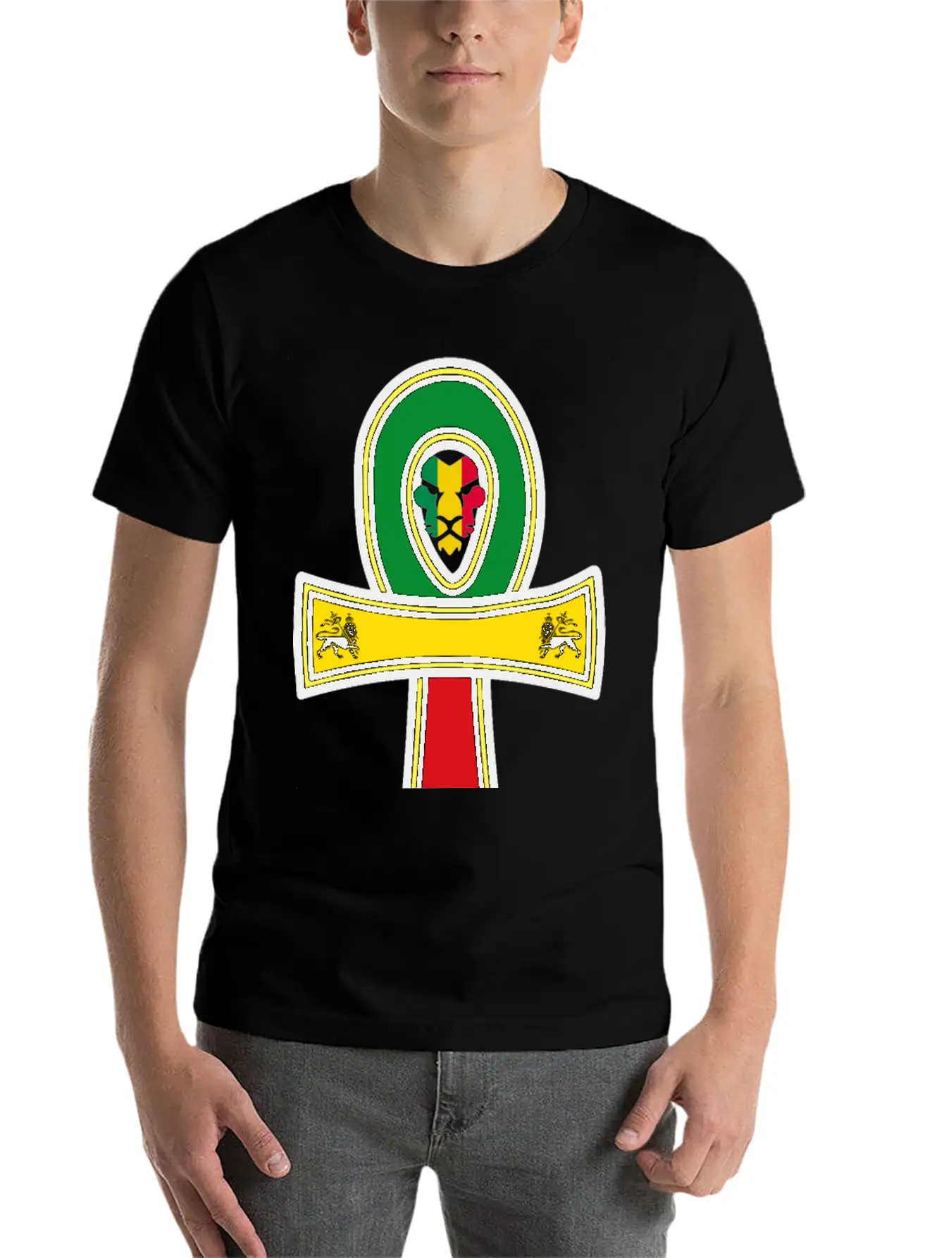 Rastafari Priest Jamaica Reggae Basic Graphic T-Shirt – Daily Comfort In Soft Cotton