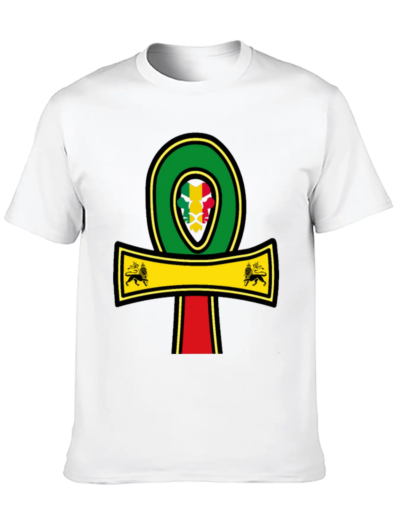 Rastafari Priest Jamaica Reggae Basic Graphic T-Shirt – Daily Comfort In Soft Cotton
