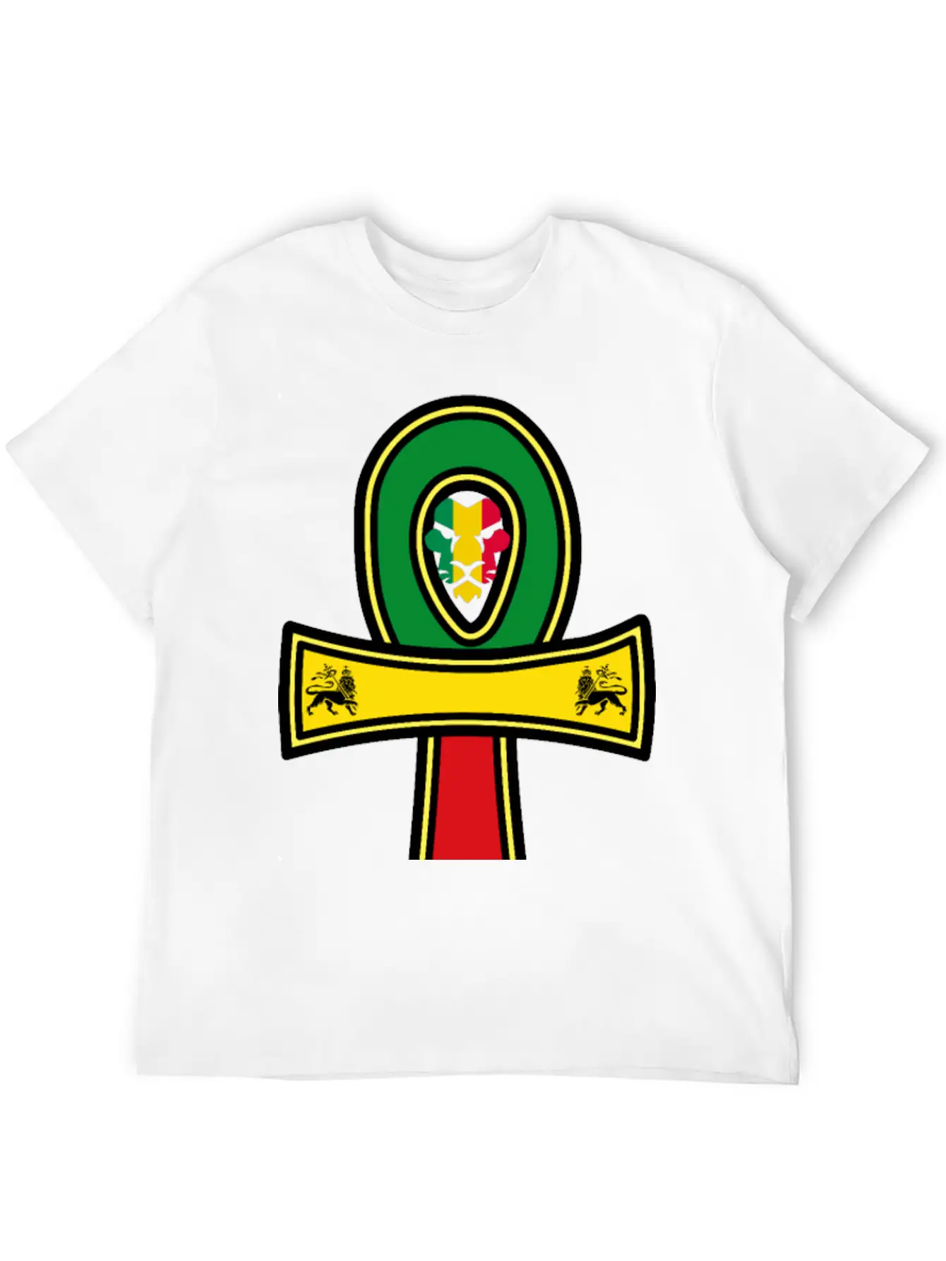 Rastafari Priest Jamaica Reggae Basic Graphic T-Shirt – Daily Comfort In Soft Cotton