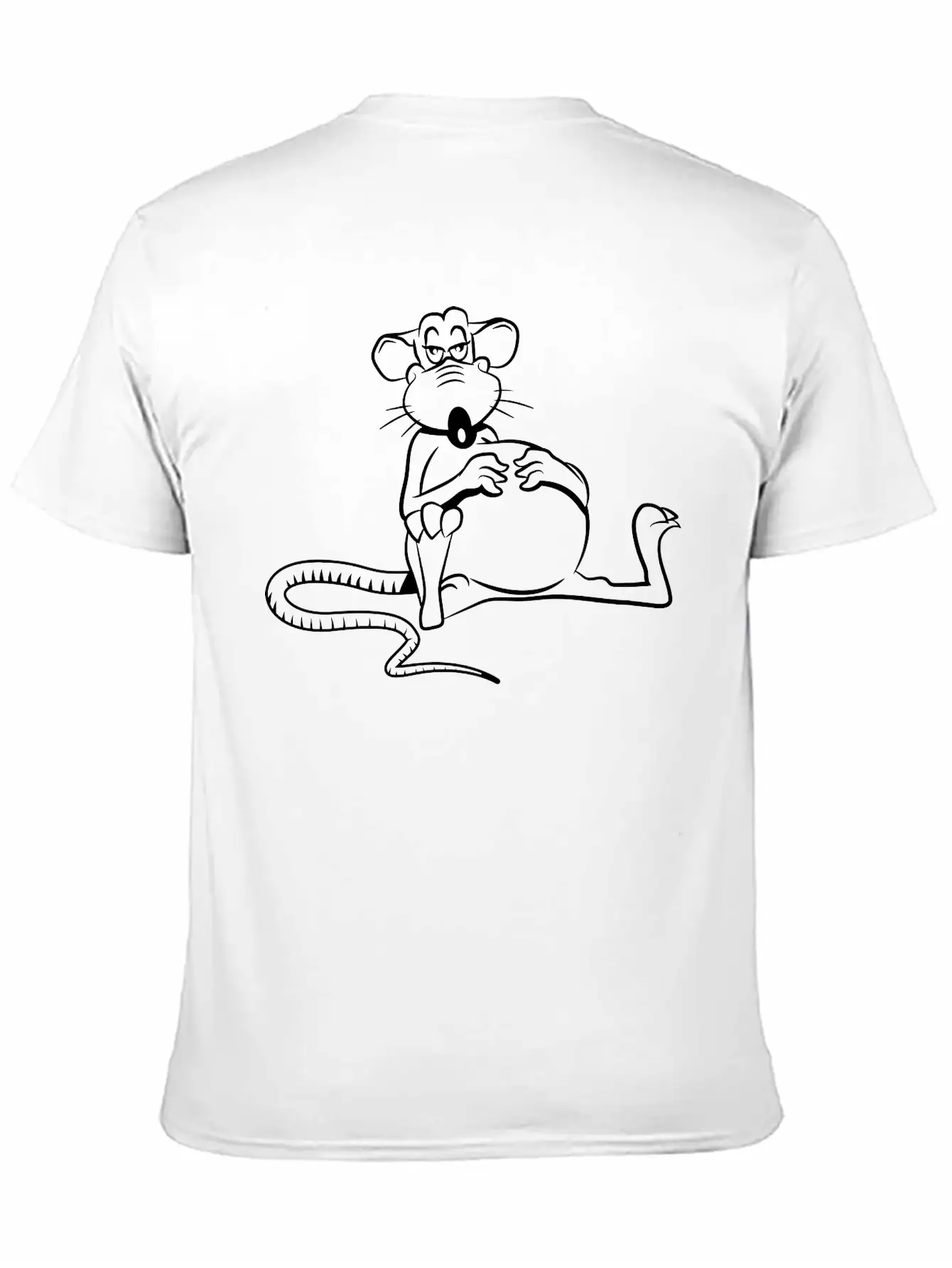Rat Tired Tired Unisex Casual T-Shirt – Clean Design For Daily Comfort