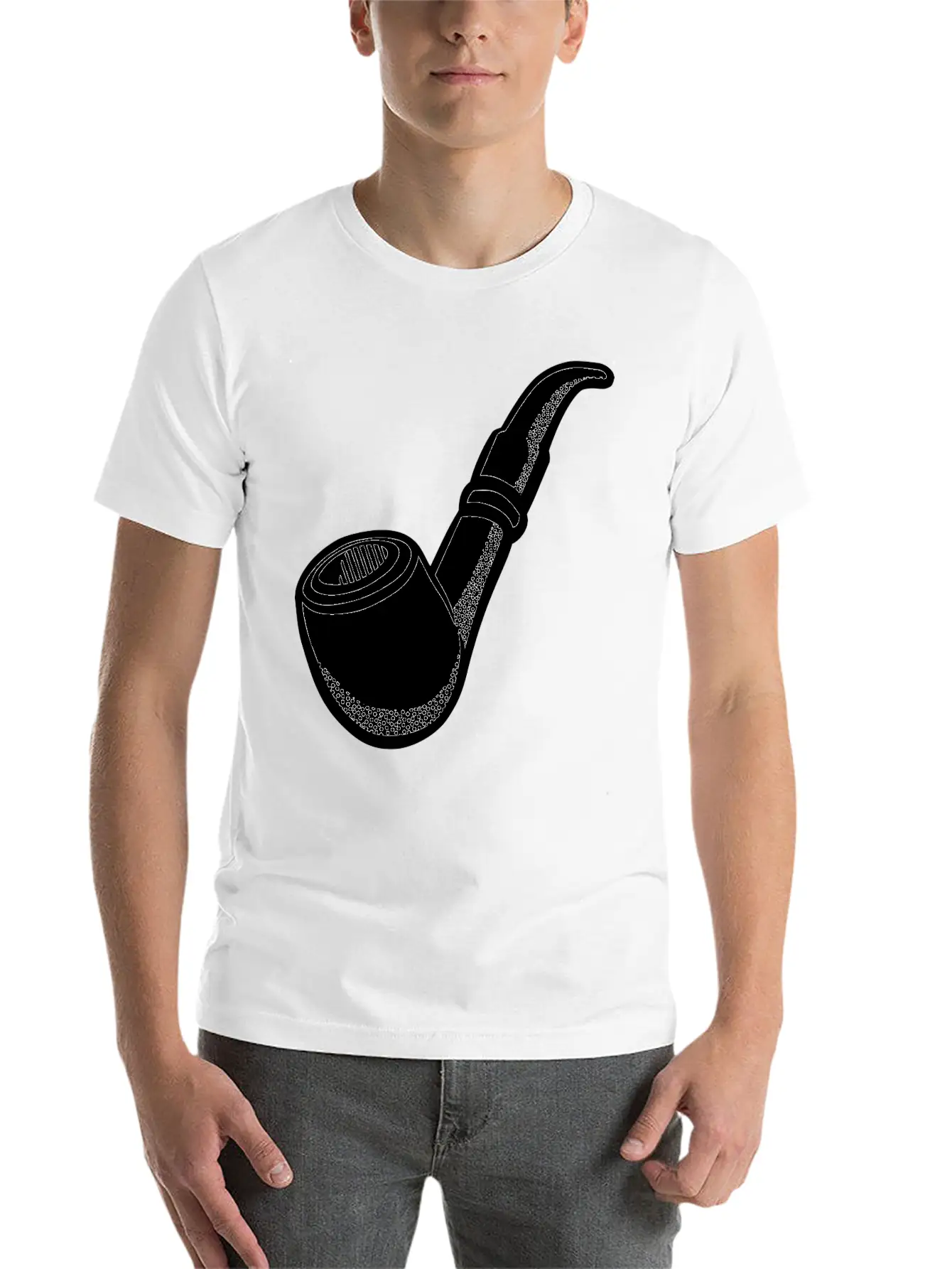 Rauchen No Smoking Cigarette Zigarette Pipe Pfeiff Modern Fit Casual T-Shirt – Clean And Versatile Design