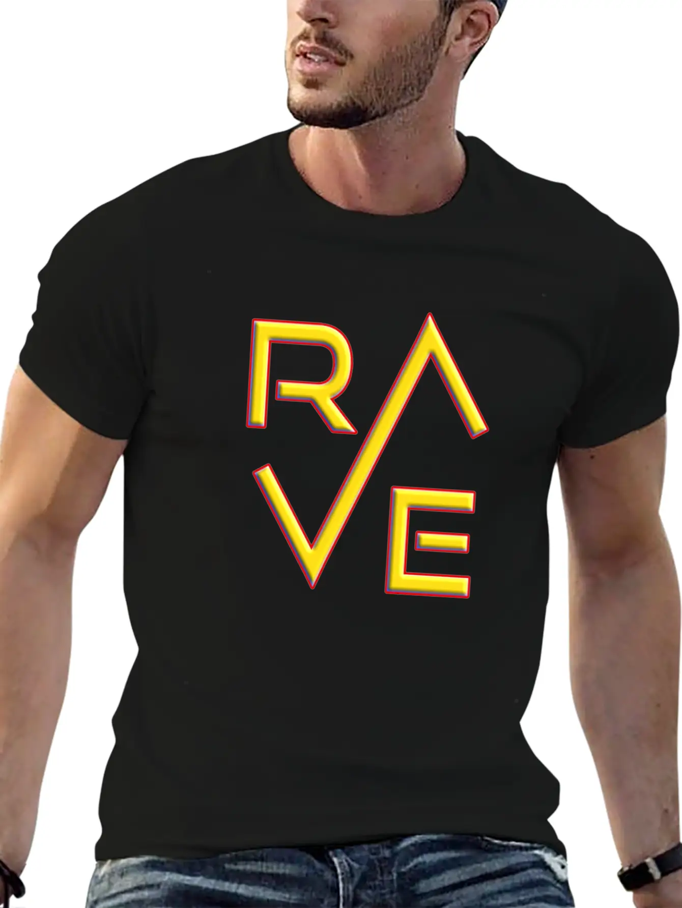 Rave Raver Techno House Trance Dance Music Basic Graphic T-Shirt – Daily Comfort In Soft Cotton