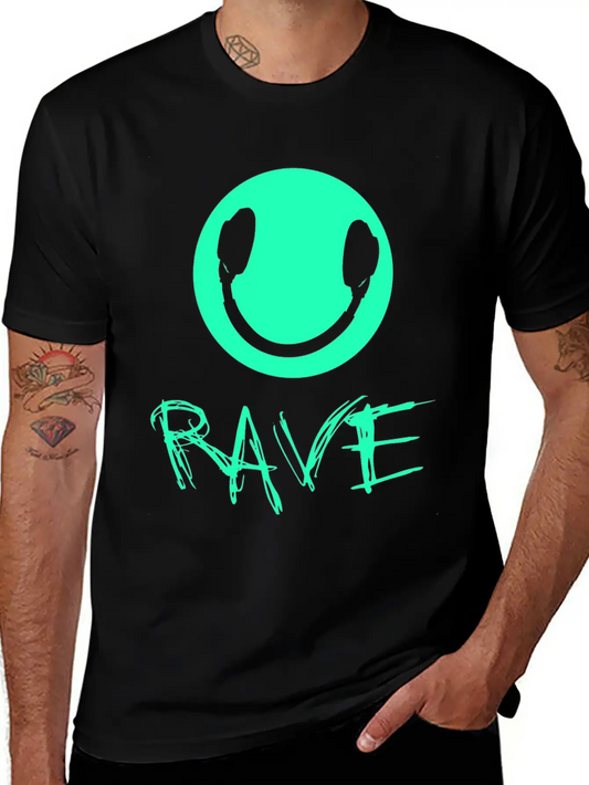 Rave Raver Techno Unisex Casual T-Shirt – Clean Design For Daily Comfort