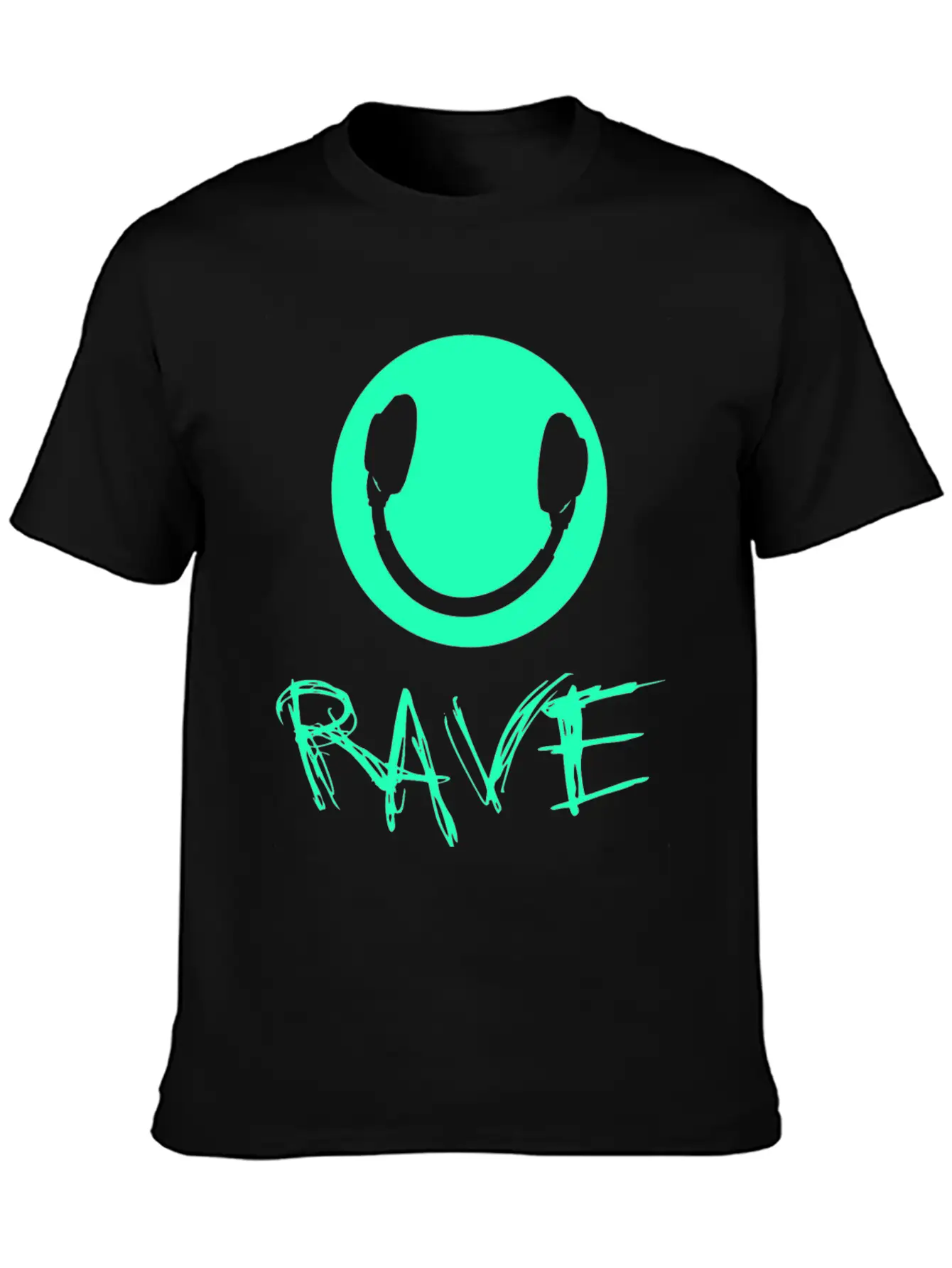 Rave Raver Techno Unisex Casual T-Shirt – Clean Design For Daily Comfort