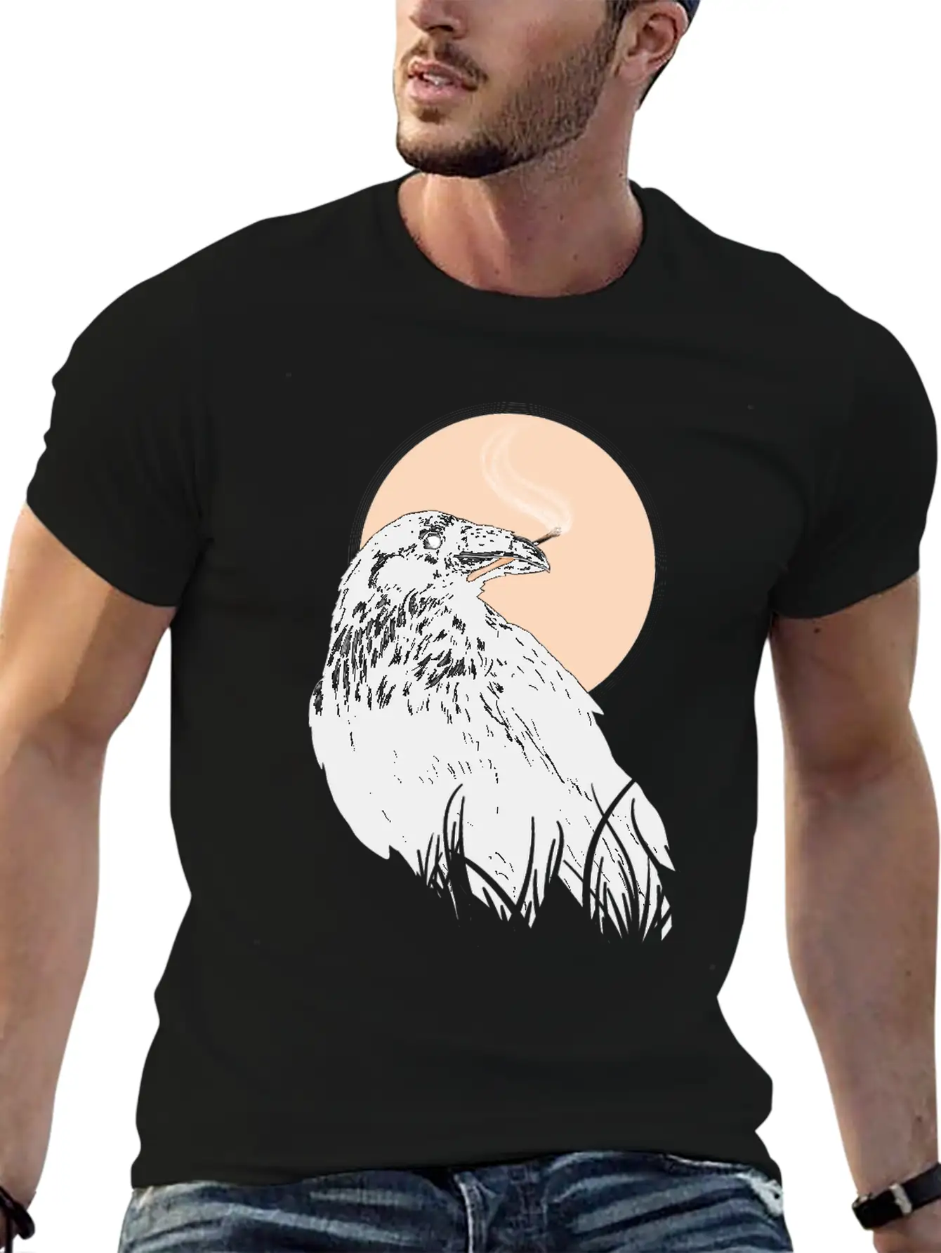 Raven, Igniter Of The Worlds - Hugin, Munin Relaxed Everyday Tee – Lightweight And Durable Cotton