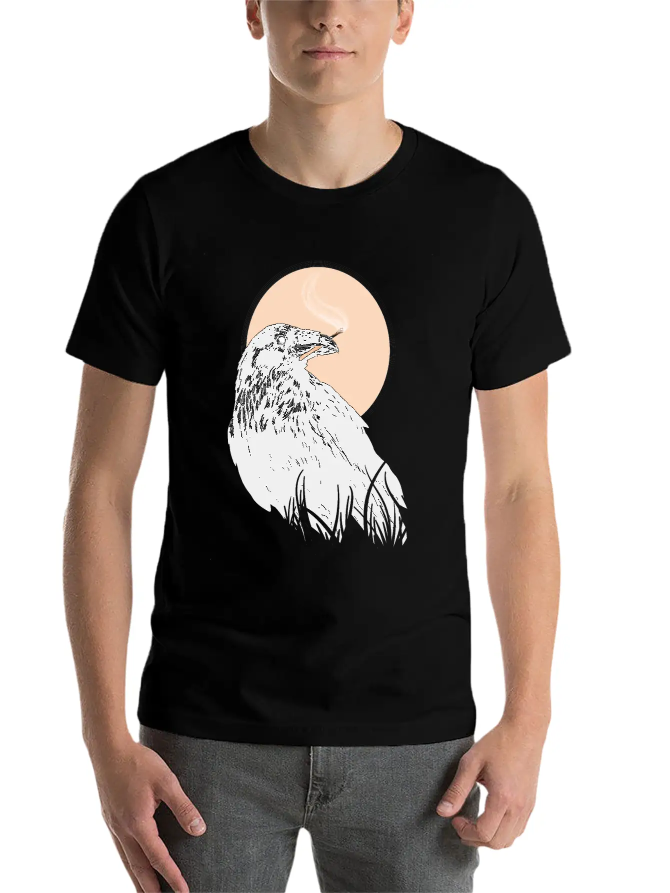 Raven, Igniter Of The Worlds - Hugin, Munin Relaxed Everyday Tee – Lightweight And Durable Cotton
