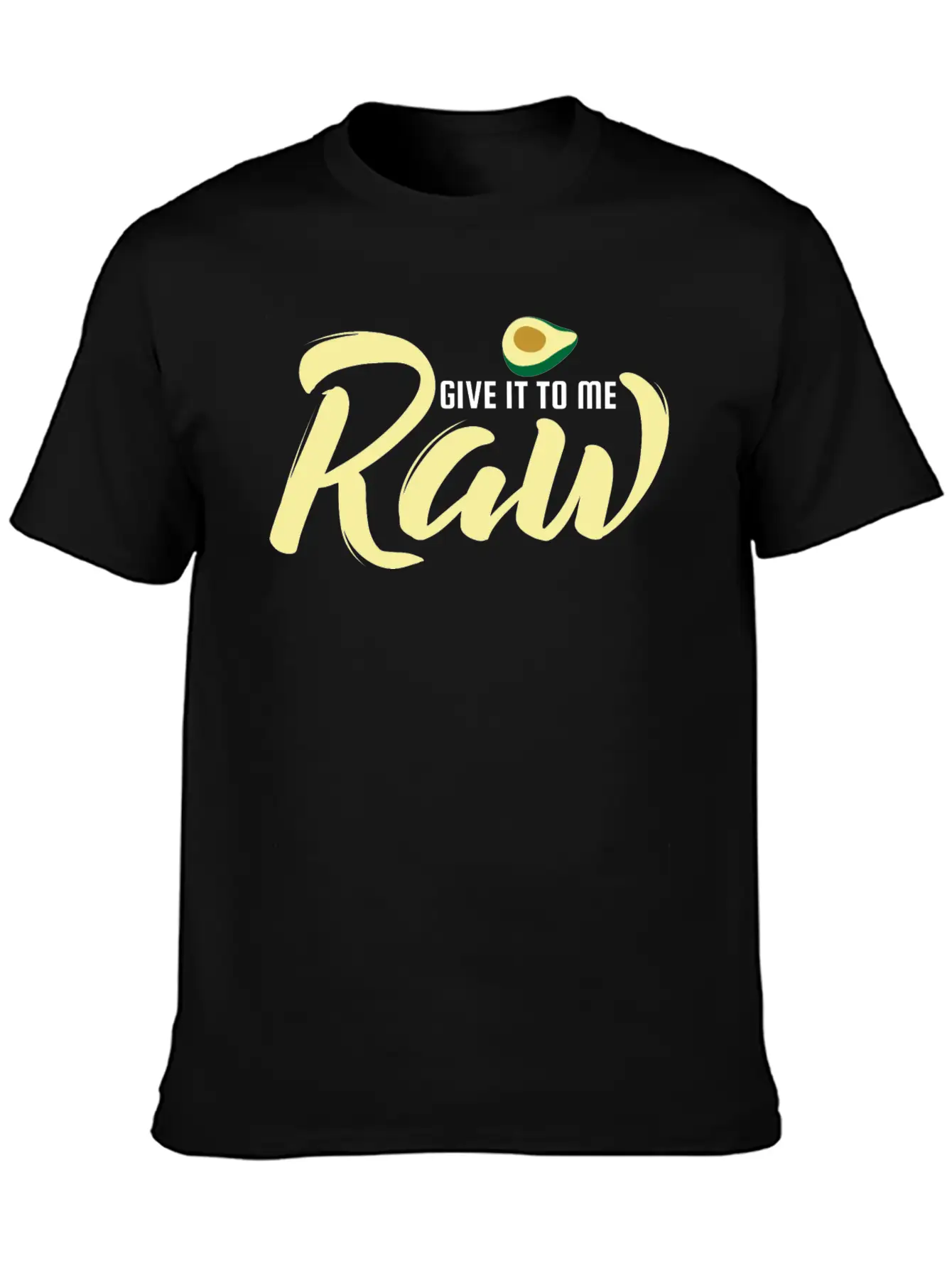 Raw Food Diet Vegan Pun Gluten-Free Meat Green Unisex Casual T-Shirt – Clean Design For Daily Comfort