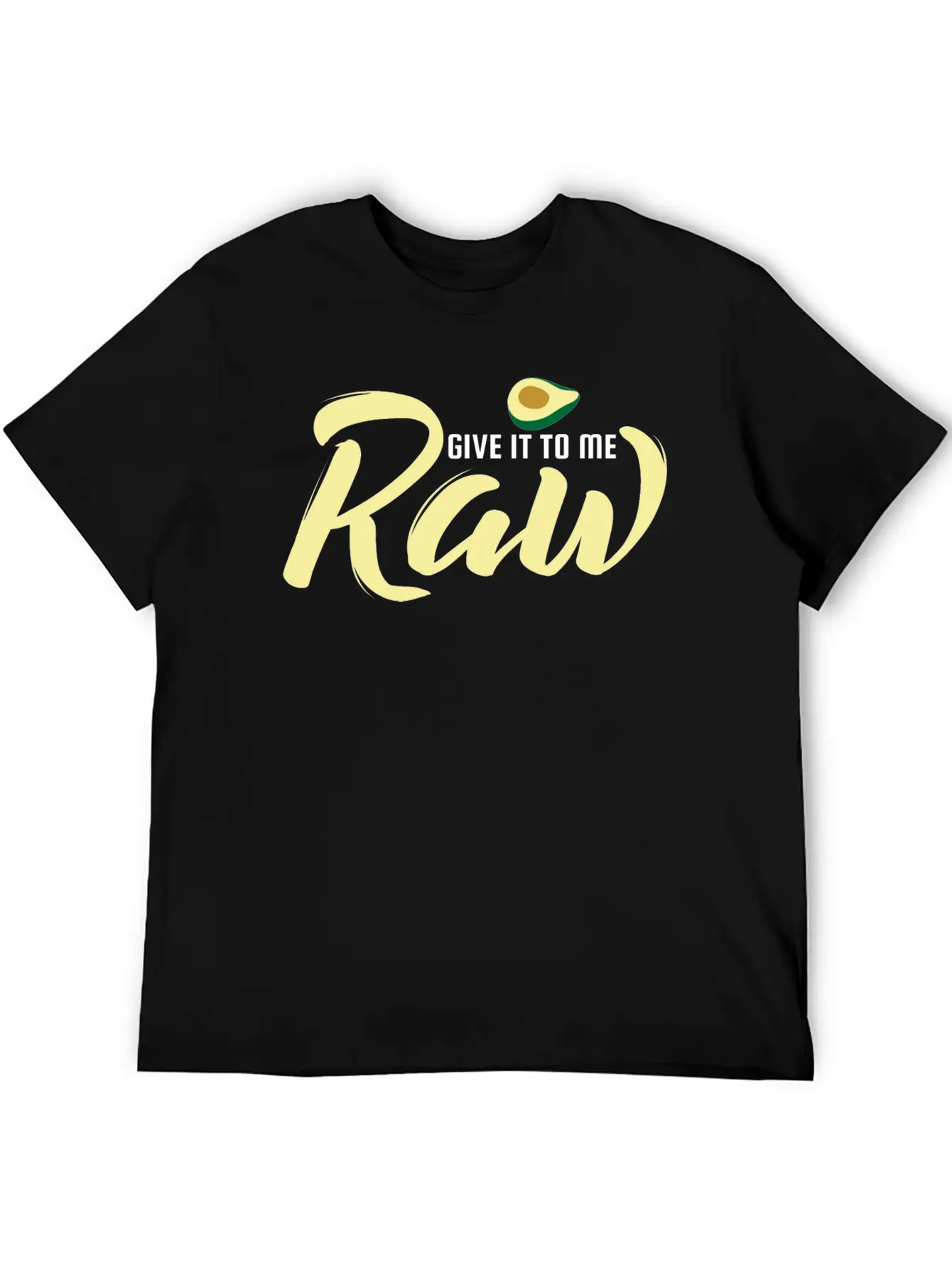 Raw Food Diet Vegan Pun Gluten-Free Meat Green Unisex Casual T-Shirt – Clean Design For Daily Comfort