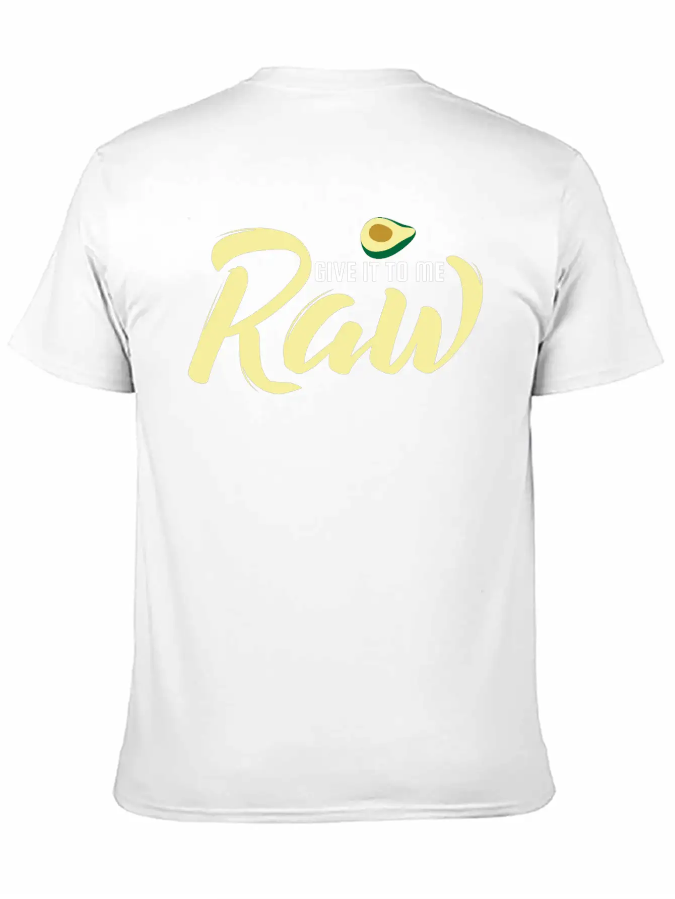 Raw Food Diet Vegan Pun Gluten-Free Meat Green Unisex Casual T-Shirt – Clean Design For Daily Comfort