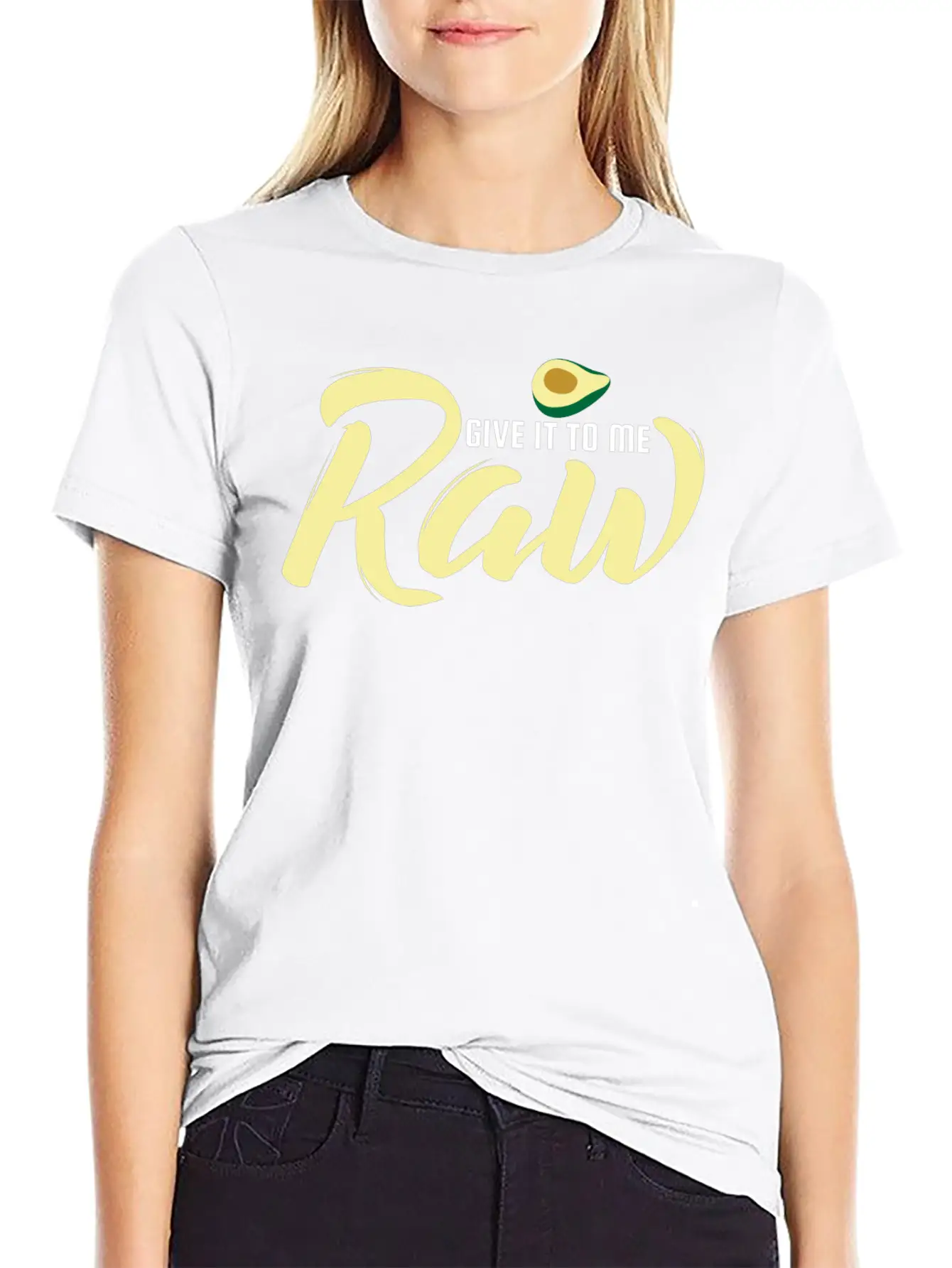 Raw Food Diet Vegan Pun Gluten-Free Meat Green Unisex Casual T-Shirt – Clean Design For Daily Comfort