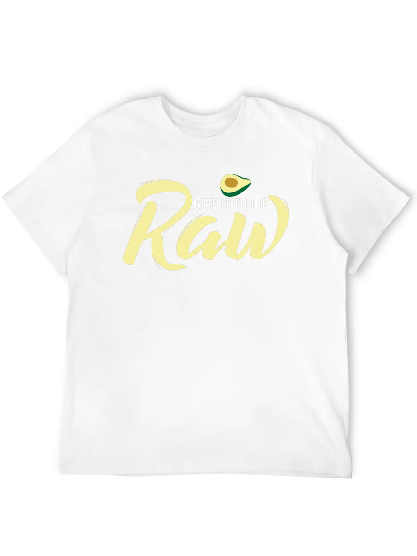 Raw Food Diet Vegan Pun Gluten-Free Meat Green Unisex Casual T-Shirt – Clean Design For Daily Comfort