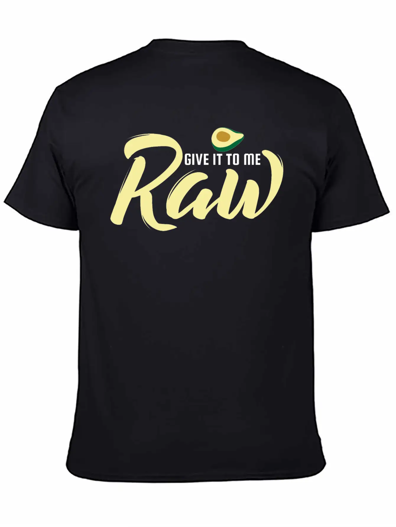 Raw Food Diet Vegan Pun Gluten-Free Meat Green Unisex Casual T-Shirt – Clean Design For Daily Comfort