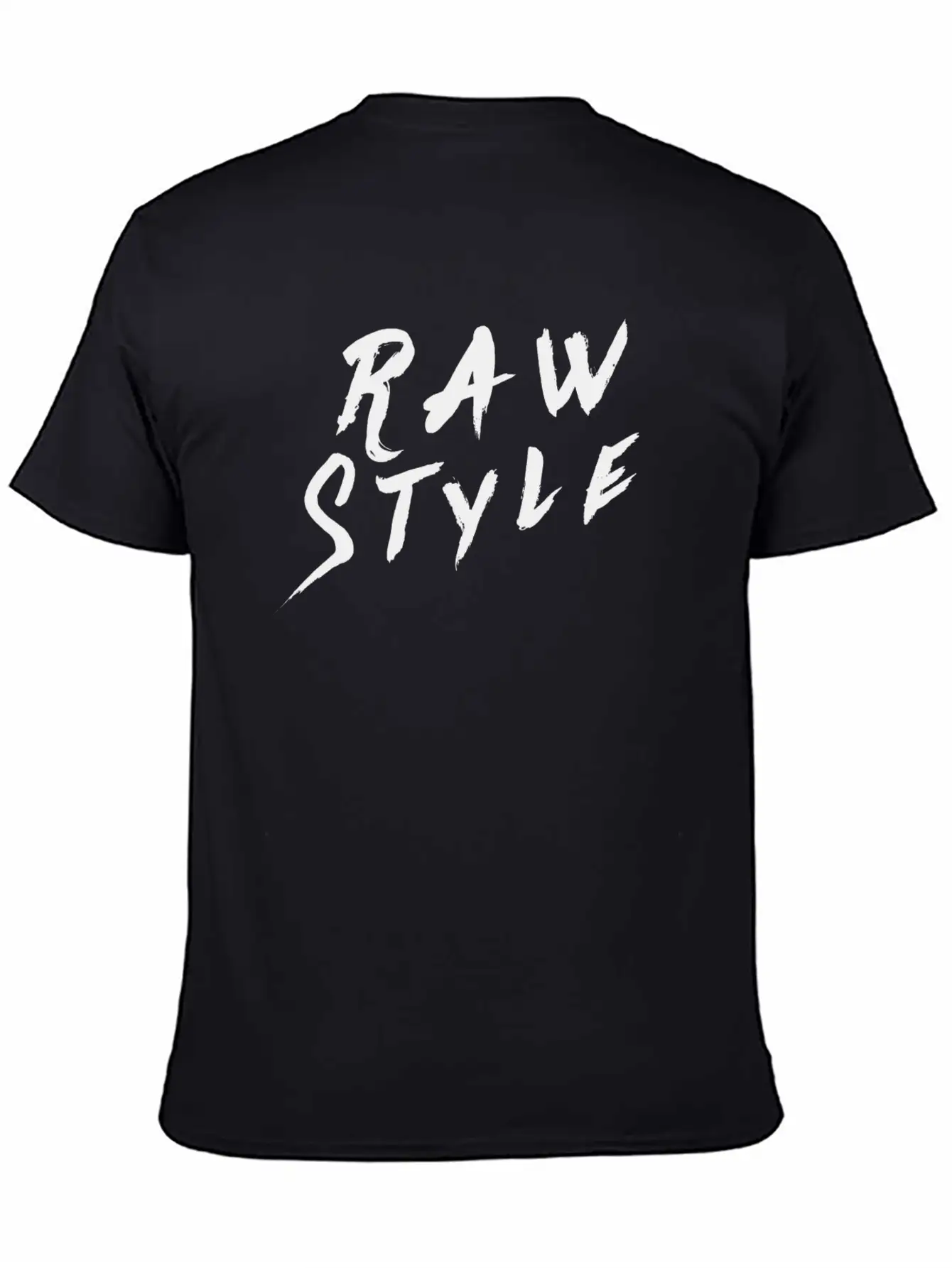 RawStyle (black) Lightweight Cotton T-Shirt – Daily Comfort Graphic Shirt